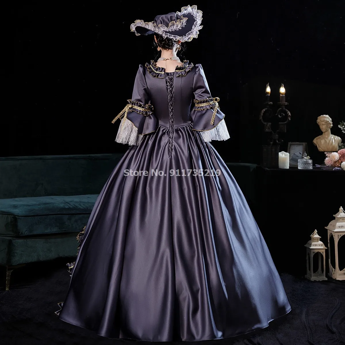 Victorian Masquerade Dresses for Women, Renaissance Dress, 18th Century, Baroque Rococo Marie Antoinette, Historical Clothing