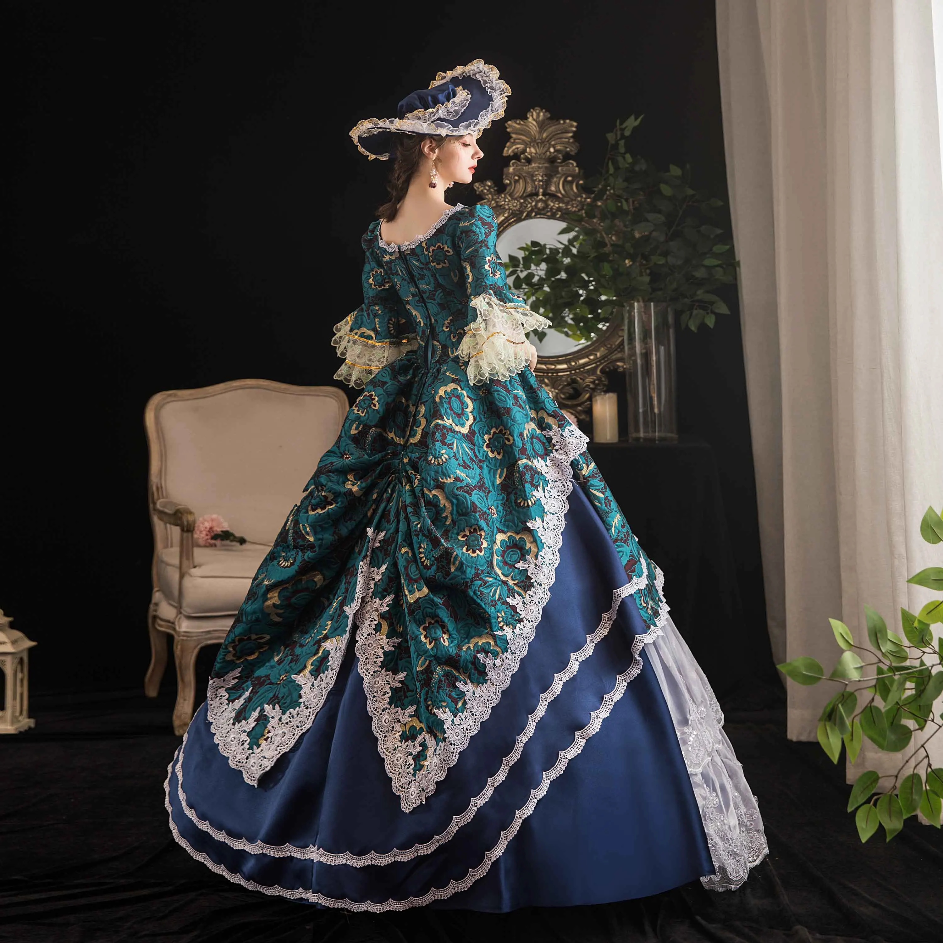 Victorian Masquerade Dresses for Women, Renaissance Dress, 18th Century, Baroque Rococo Marie Antoinette, Historical Clothing