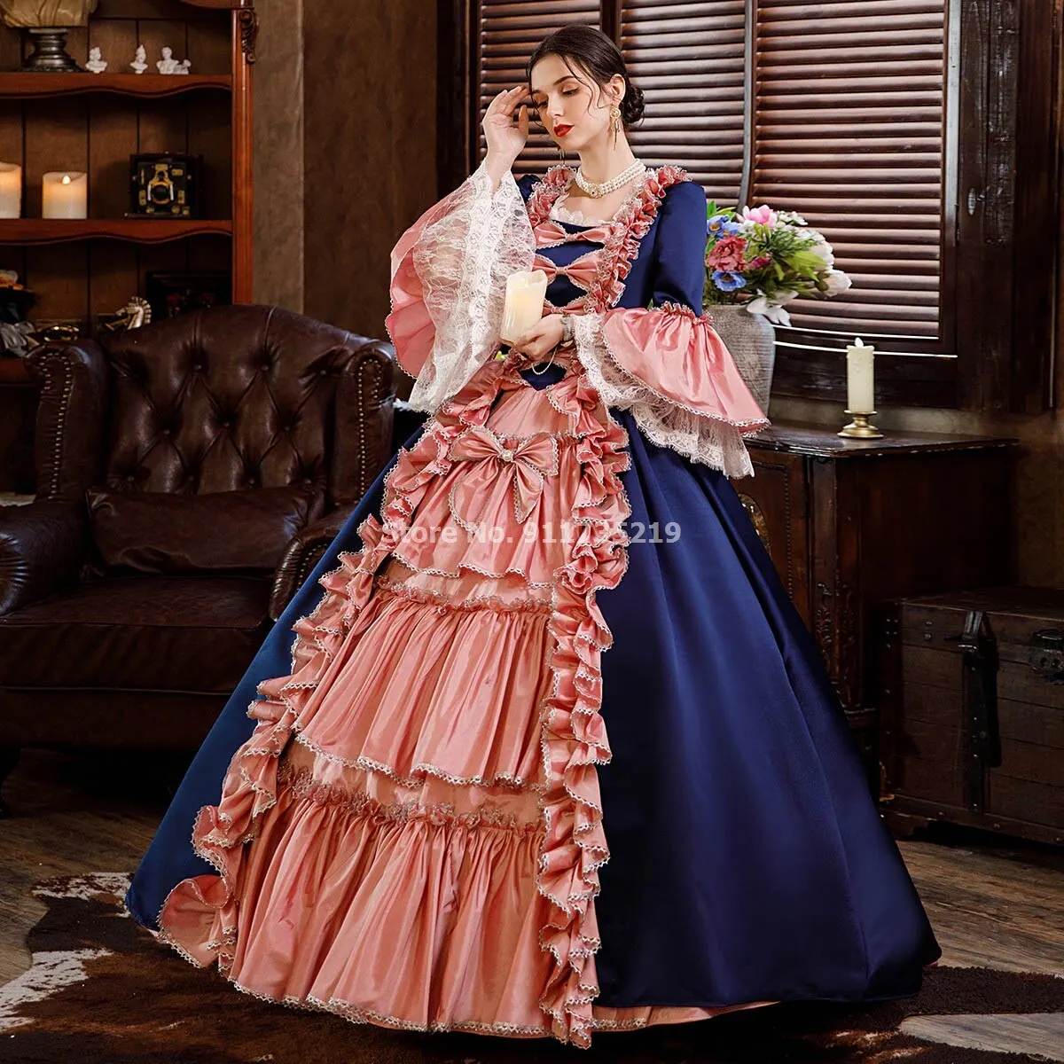 Victorian Masquerade Dresses for Women, Renaissance Dress, 18th Century, Baroque Rococo Marie Antoinette, Historical Clothing