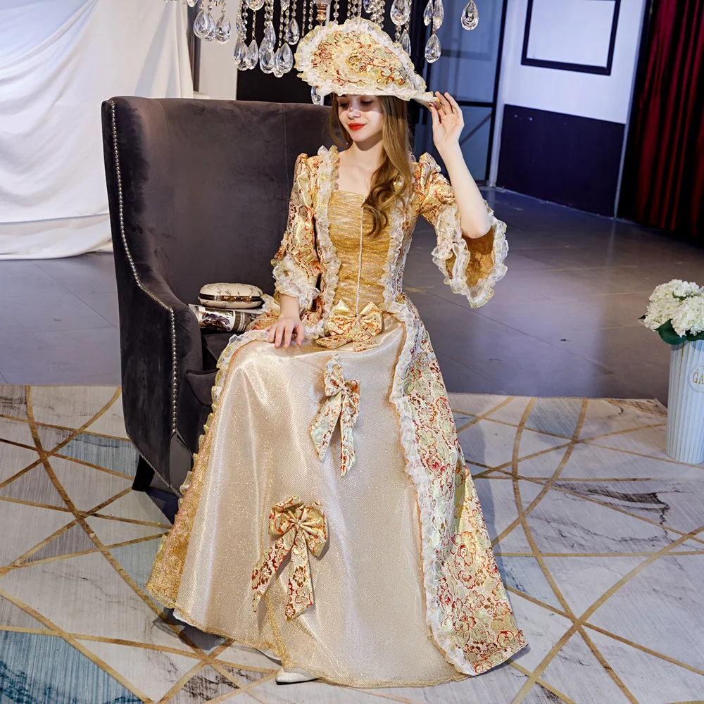 Victorian Masquerade Dresses for Women, Renaissance Dress, 18th Century, Baroque Rococo Marie Antoinette, Historical Clothing