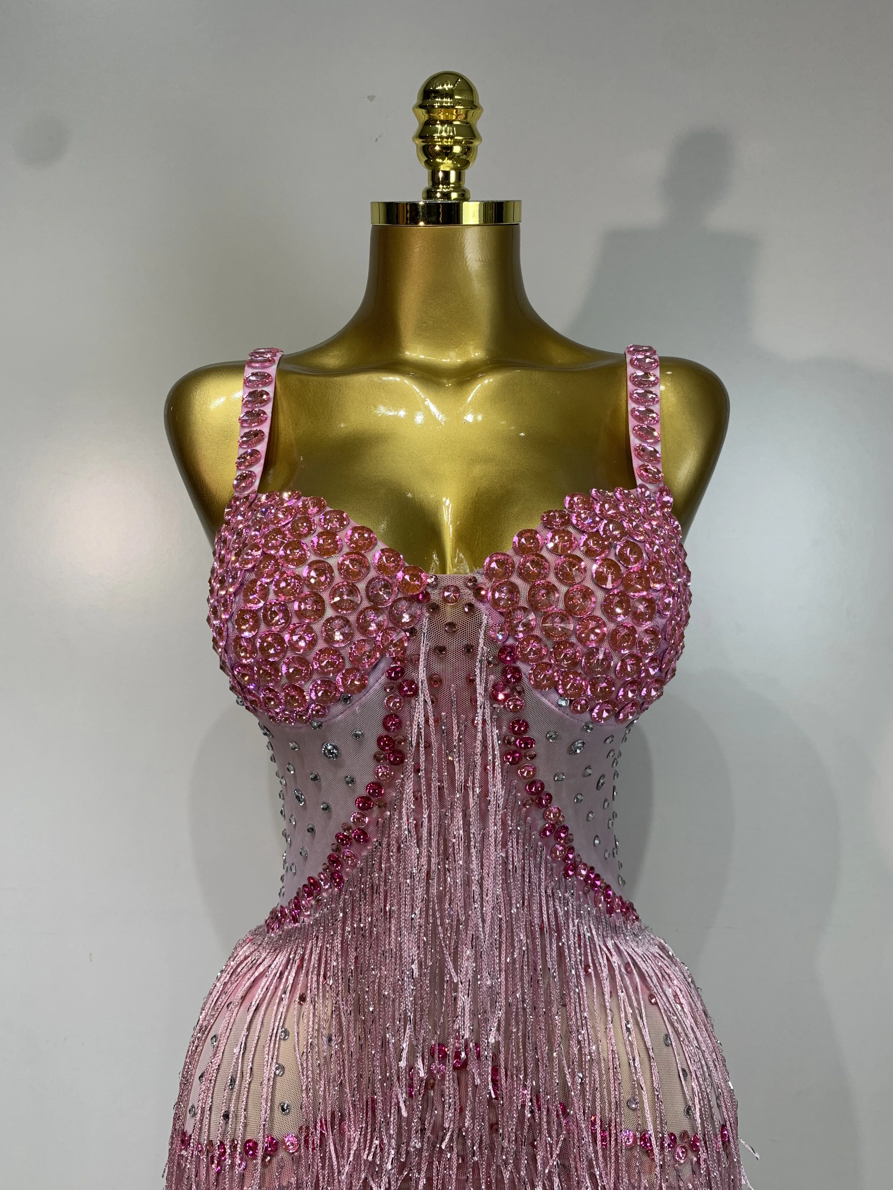 Shining Rhinestones Bodycon Long Dress Women Sexy Transparent Elagant Evening Party Birthday Prom Dress Photo Shoot Outfit