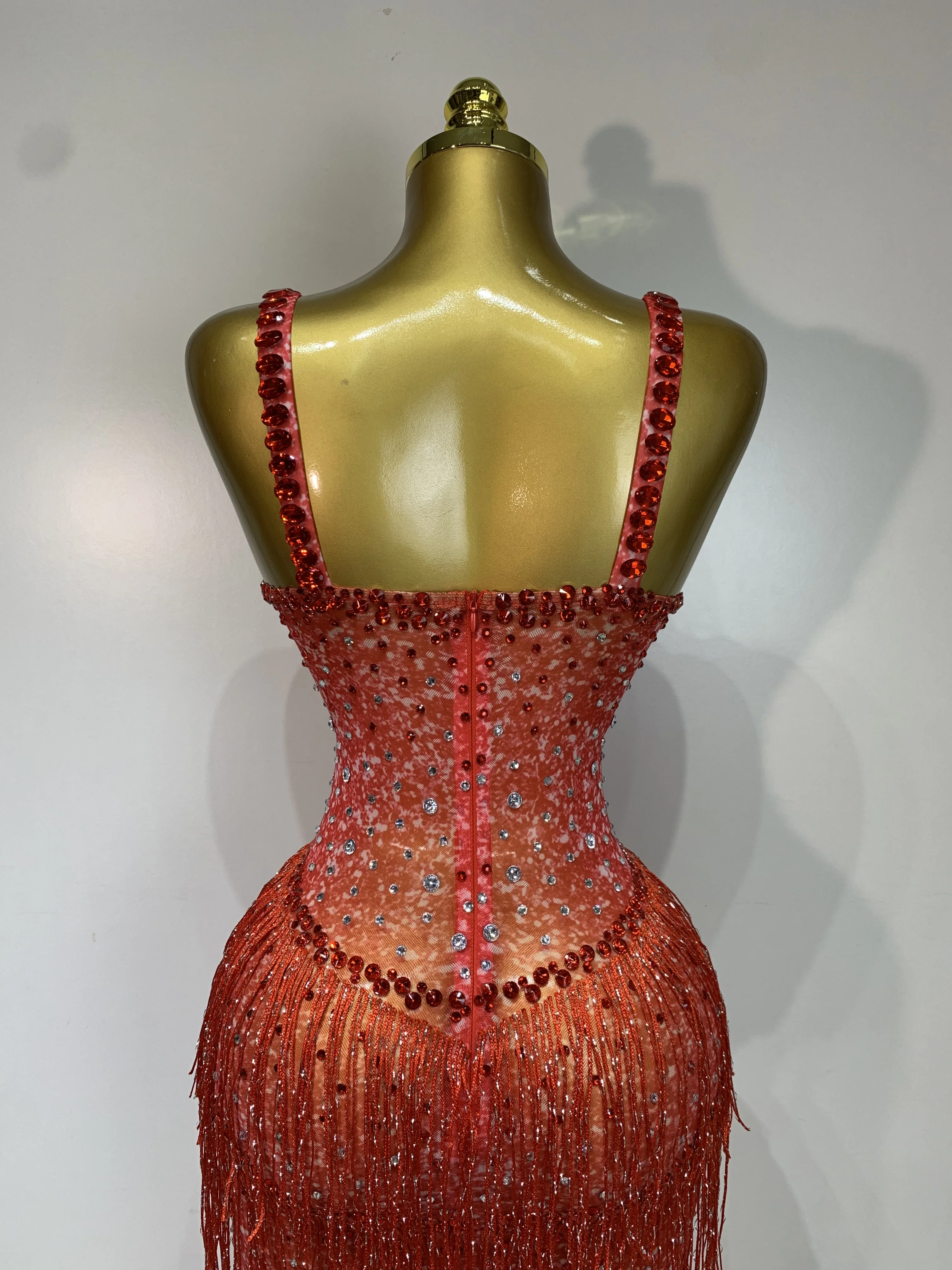 Shining Rhinestones Bodycon Long Dress Women Sexy Transparent Elagant Evening Party Birthday Prom Dress Photo Shoot Outfit