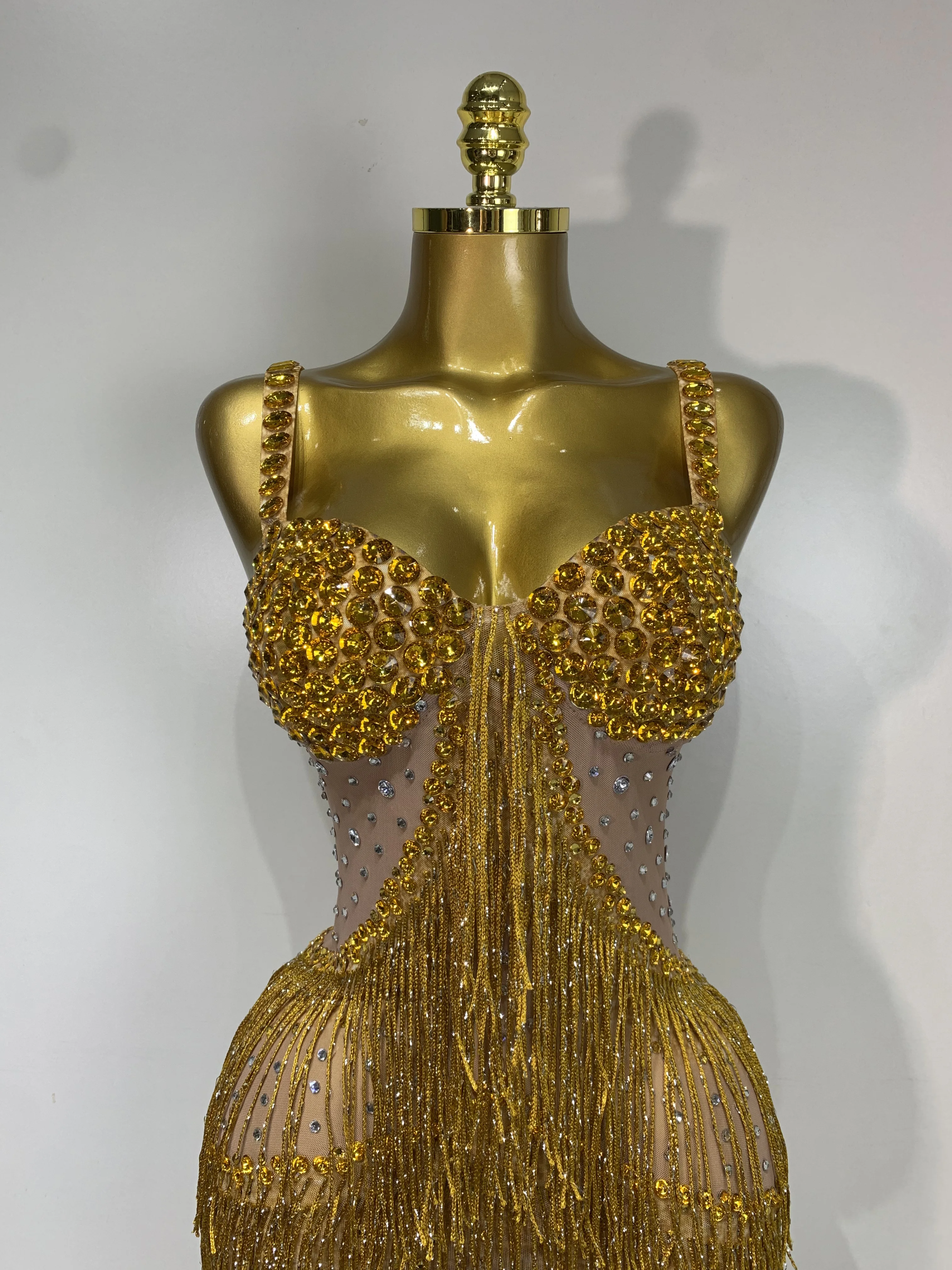 Shining Rhinestones Bodycon Long Dress Women Sexy Transparent Elagant Evening Party Birthday Prom Dress Photo Shoot Outfit