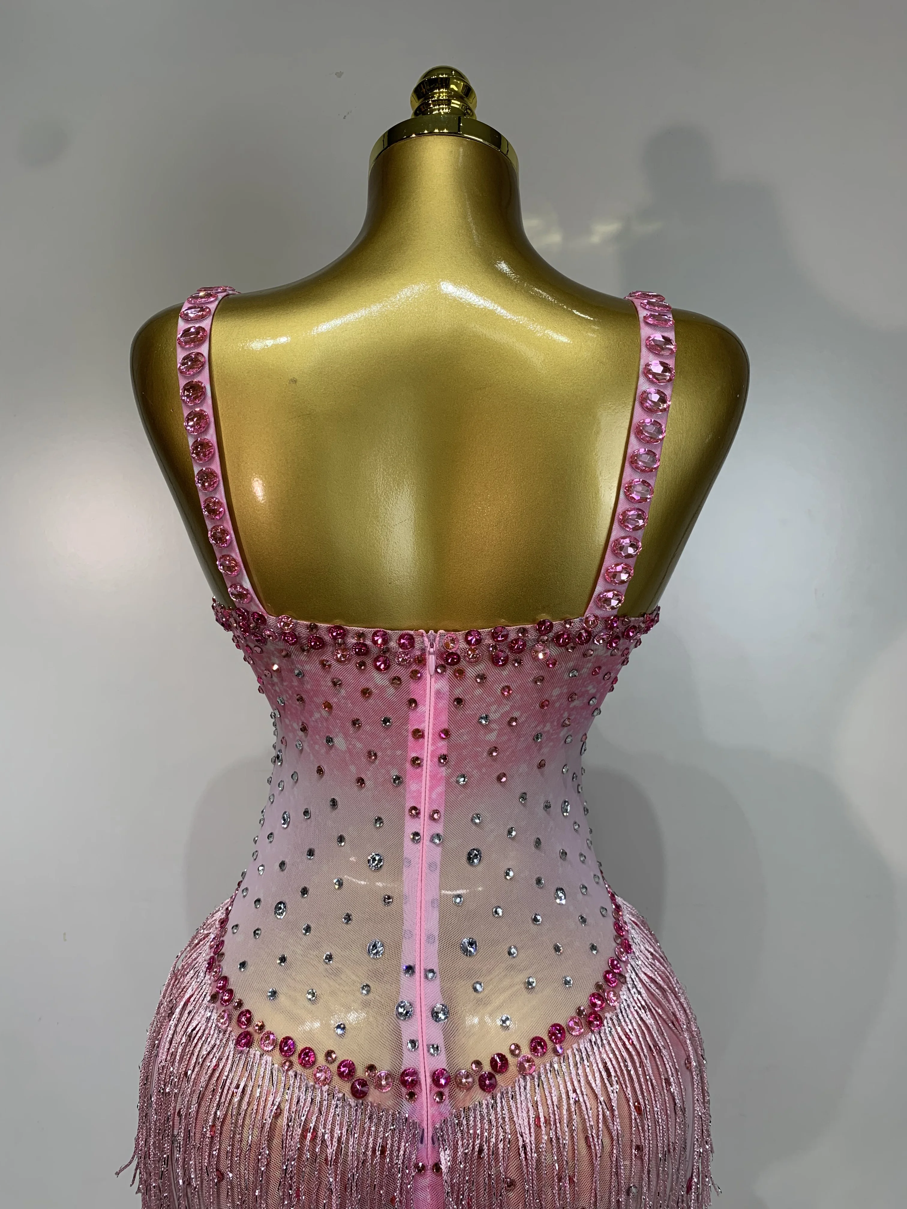 Shining Rhinestones Bodycon Long Dress Women Sexy Transparent Elagant Evening Party Birthday Prom Dress Photo Shoot Outfit