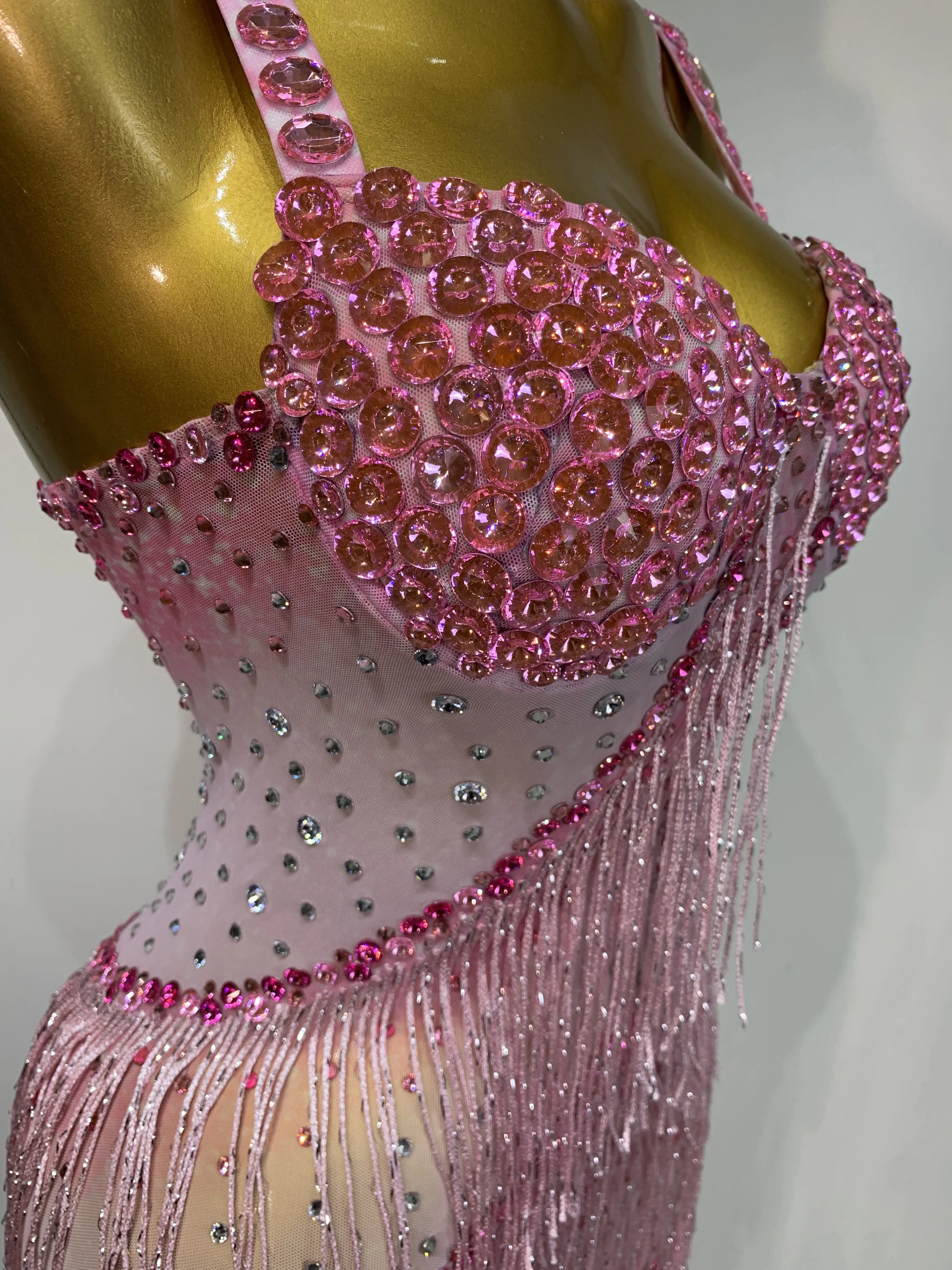 Shining Rhinestones Bodycon Long Dress Women Sexy Transparent Elagant Evening Party Birthday Prom Dress Photo Shoot Outfit
