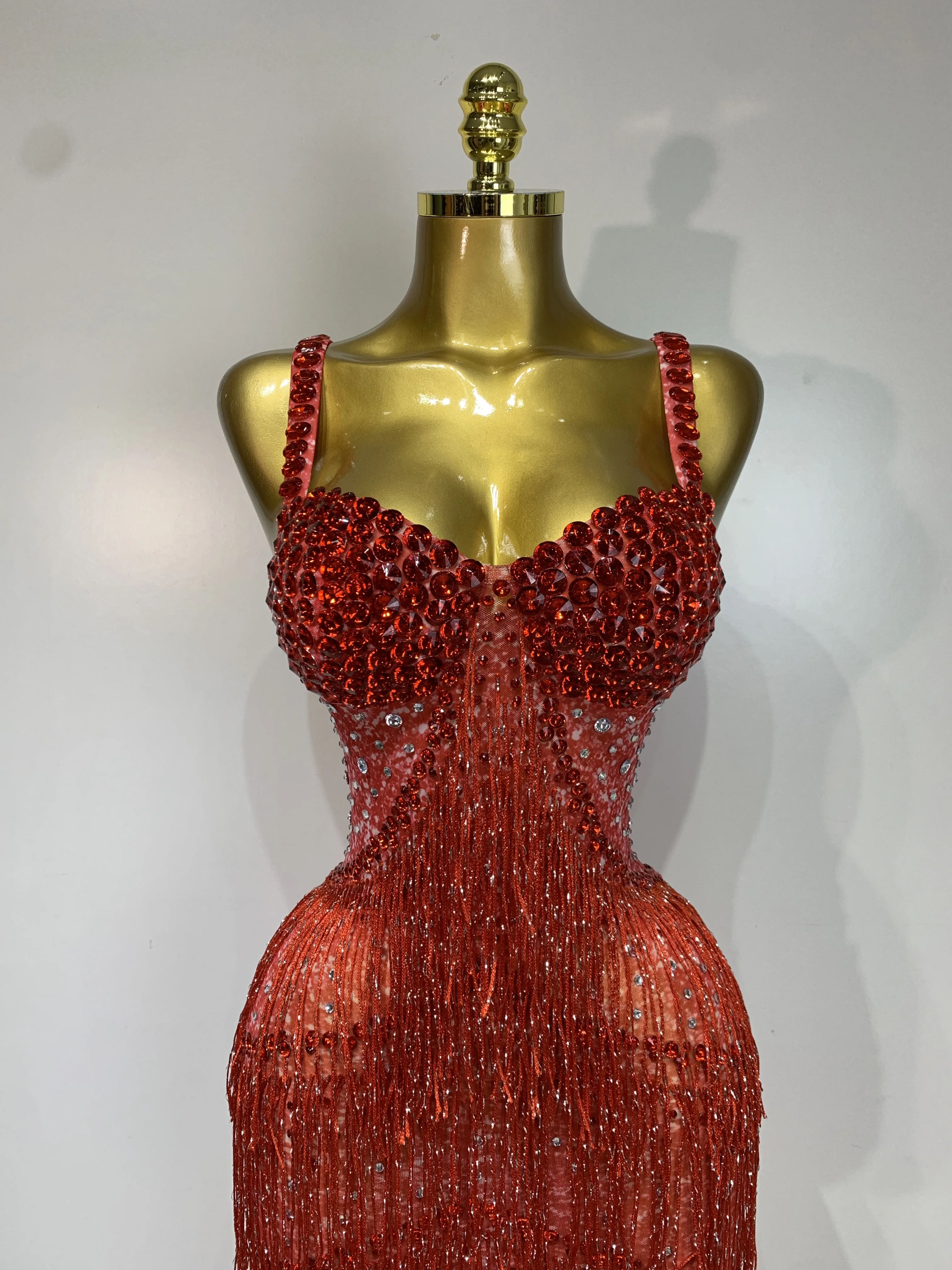 Shining Rhinestones Bodycon Long Dress Women Sexy Transparent Elagant Evening Party Birthday Prom Dress Photo Shoot Outfit