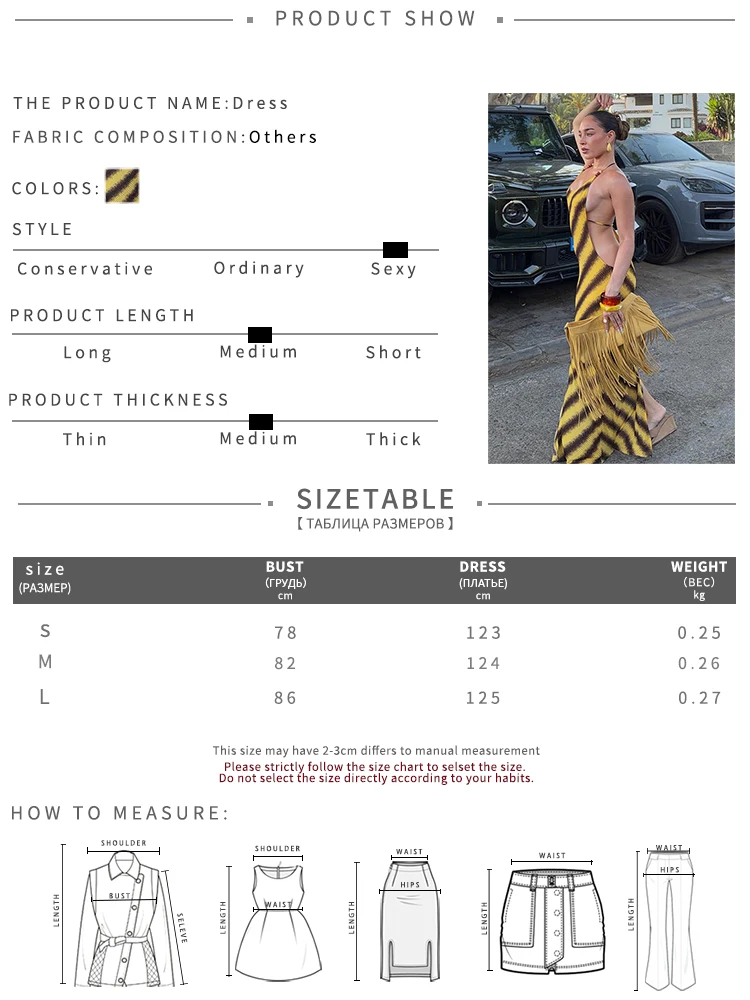 Nibber Patchwork Hottie Dress Women Sexy Cross Backless Fashion Striped Print Bead Sleeveless Beach Party Vacation Party Bodycon