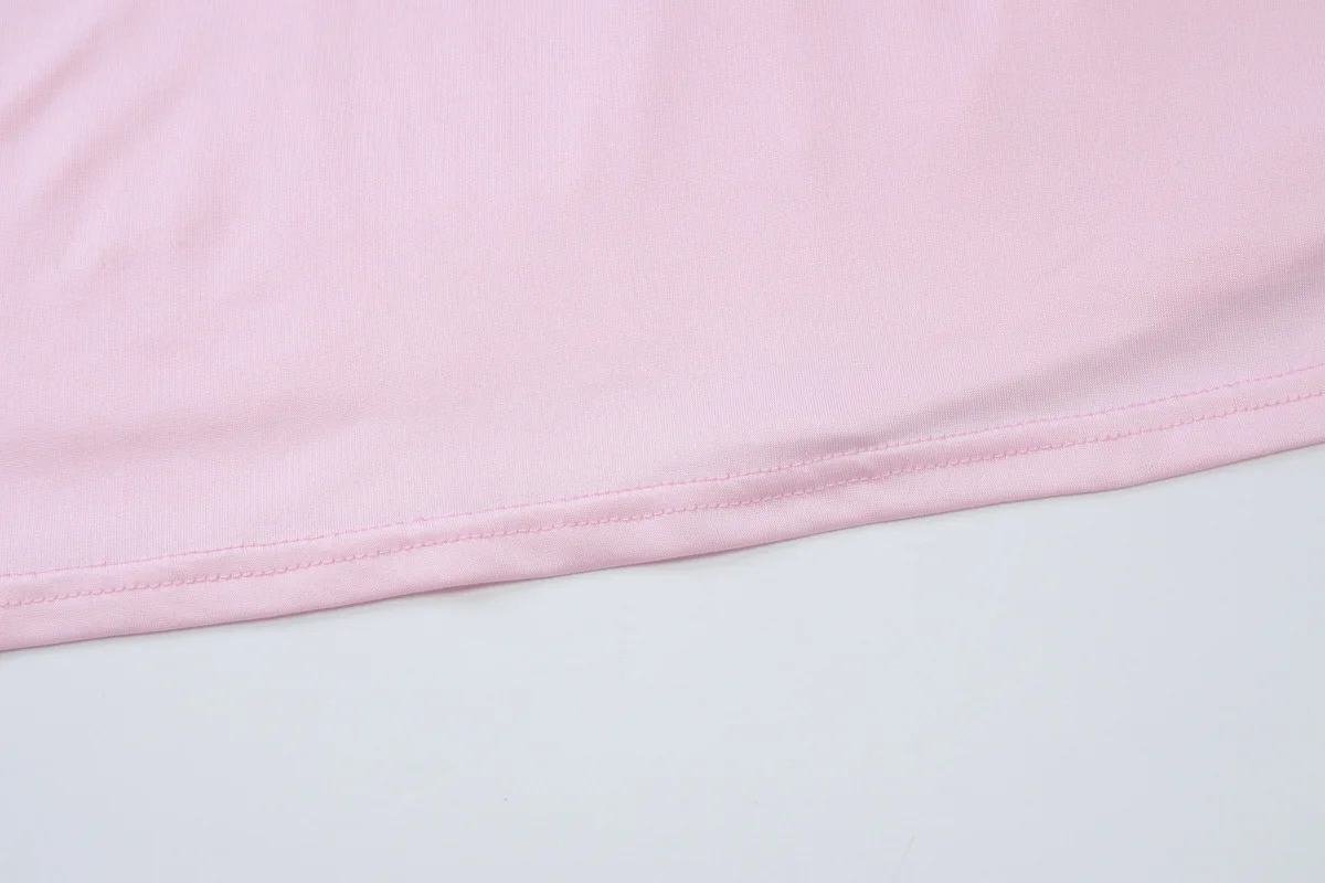 Elegant Pink Irregular Pleated Maxi Dress Women O-Neck Long Sleeve Ruched Slim Long Dress Wedding Guest Evening Party Robes 2026