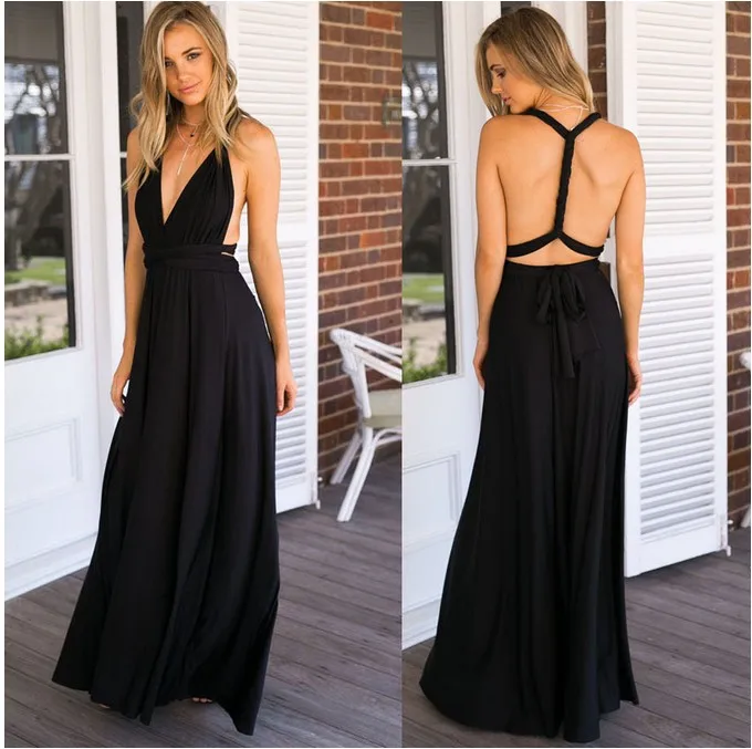 Bridesmaid Dress, Olive Green Maxi Bridesmaid Dress, Bridal Party Convertible Dress, Multiway Infinity Dress, Custom Dress