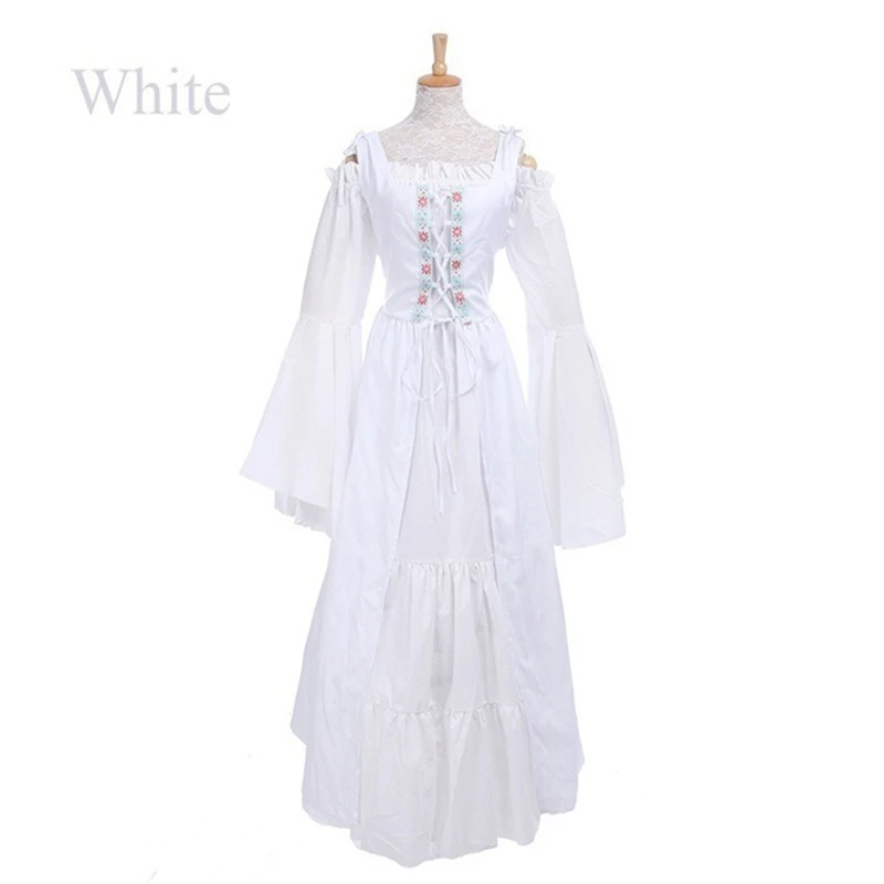 Women's Medieval Punk Princess Costume Victorian Robe Dress for Palace Carnival Party Disguise Halloween Cosplay Female 2026