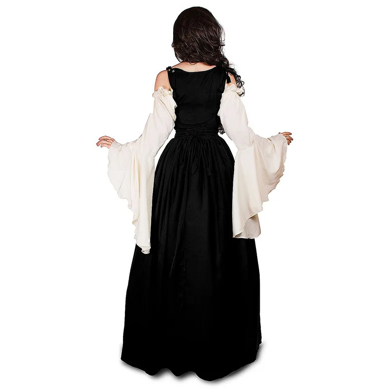 Women's Medieval Punk Princess Costume Victorian Robe Dress for Palace Carnival Party Disguise Halloween Cosplay Female 2026