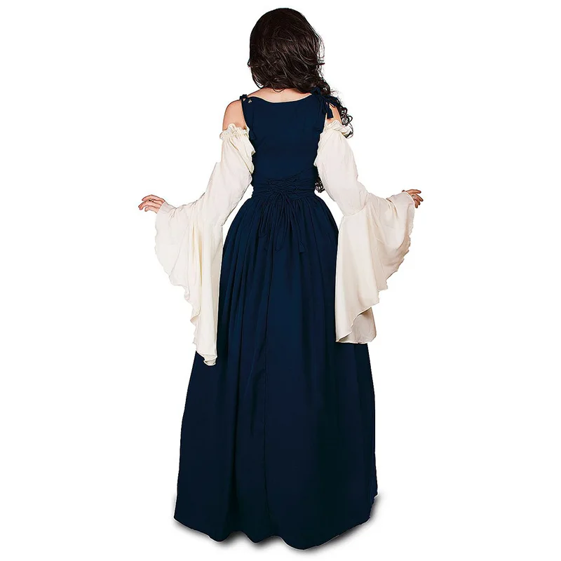 Women's Medieval Punk Princess Costume Victorian Robe Dress for Palace Carnival Party Disguise Halloween Cosplay Female 2026