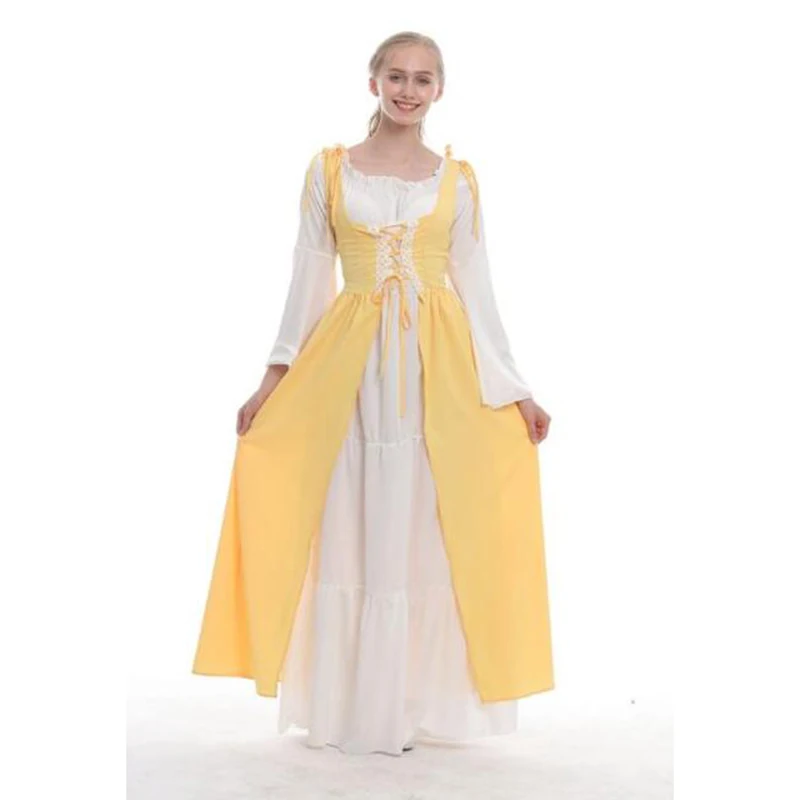 Women's Medieval Punk Princess Costume Victorian Robe Dress for Palace Carnival Party Disguise Halloween Cosplay Female 2026