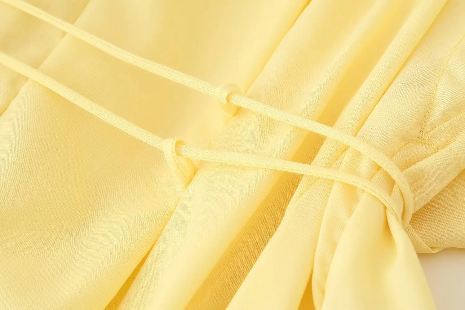 HH Women's New Fashion V-neck Pleated Down Shoulder Short Sleeve Midi Dress Female Temperament High-waist Casual Long Dress