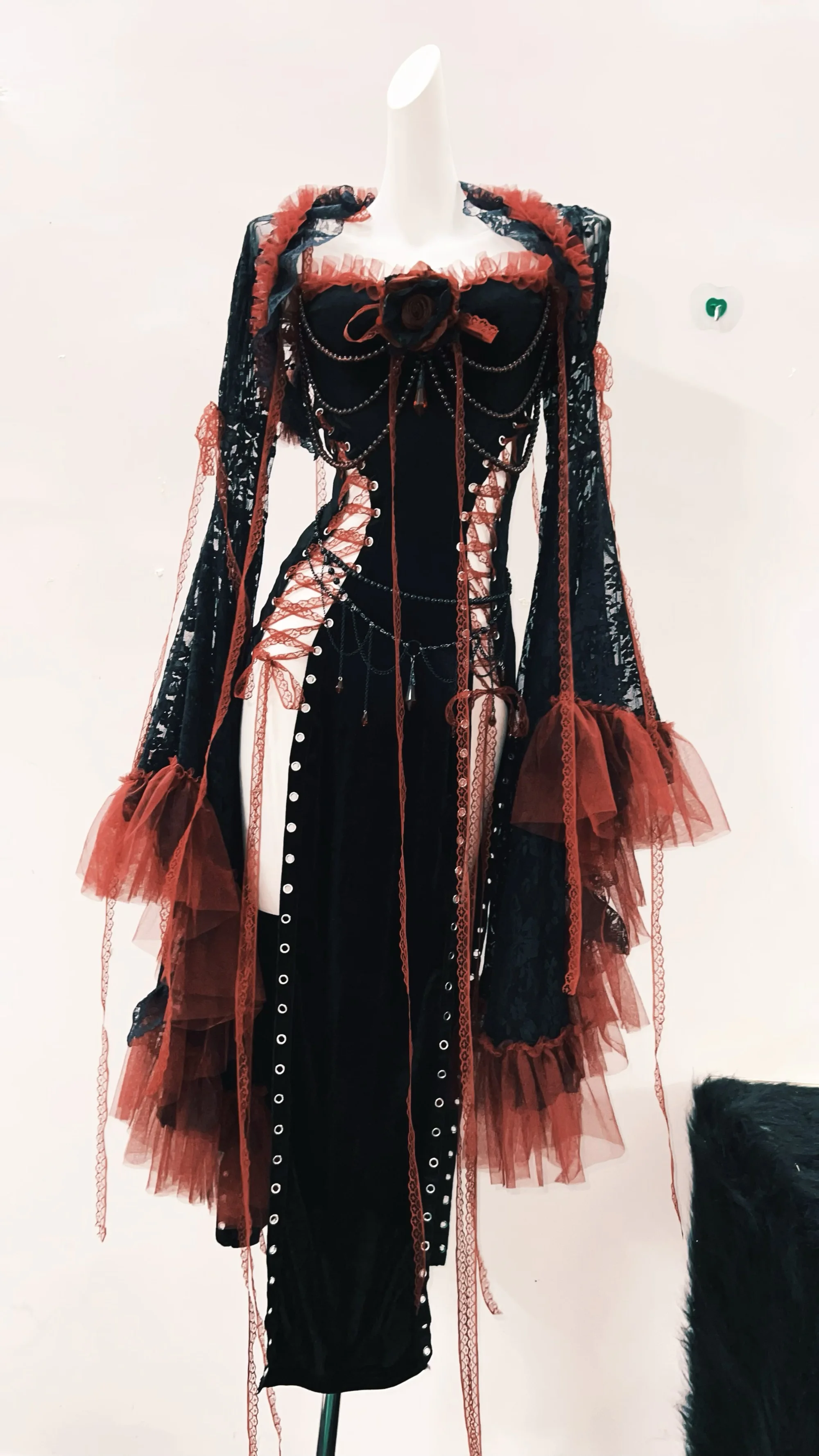 Lolita dress Gothic dress Punk dress vintage dress gothic clothes y2k fashion harajuku dress Lace dress y2k dress fairy grunge