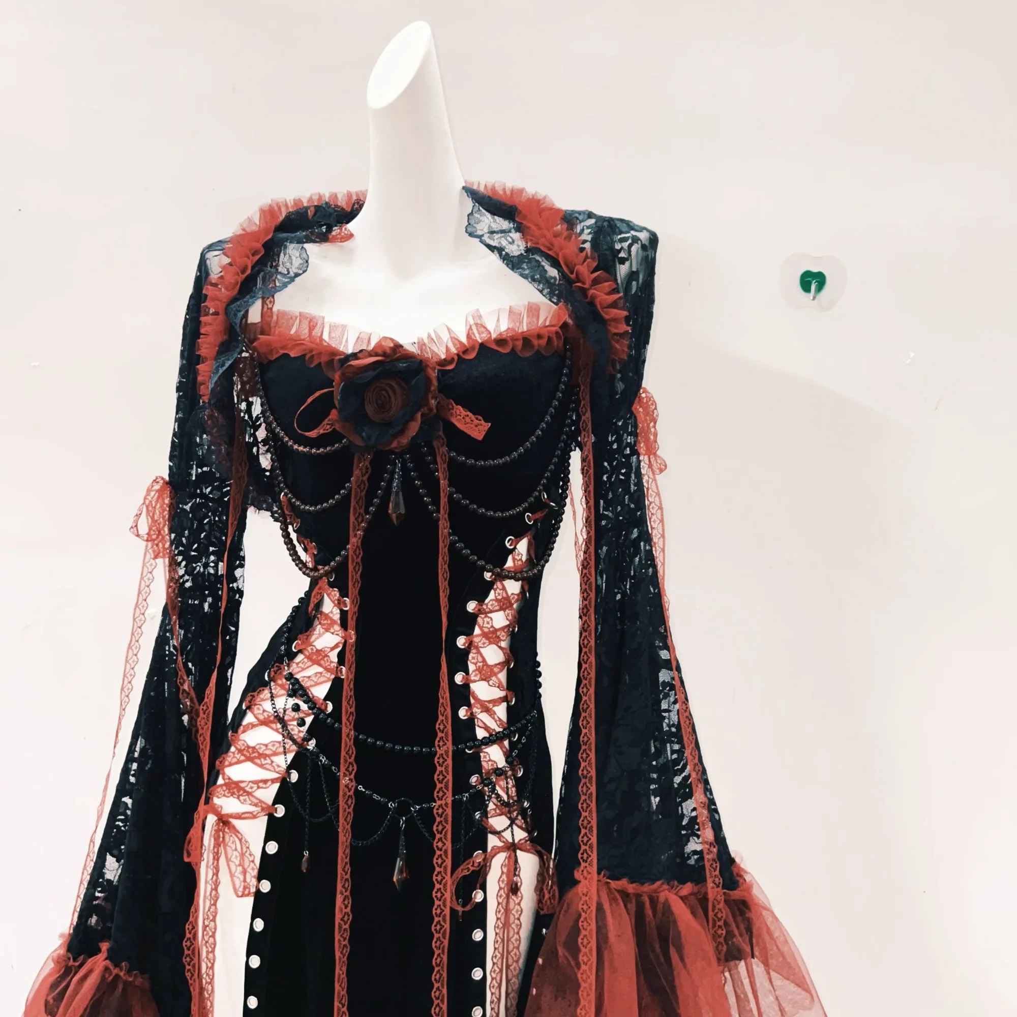 Lolita dress Gothic dress Punk dress vintage dress gothic clothes y2k fashion harajuku dress Lace dress y2k dress fairy grunge