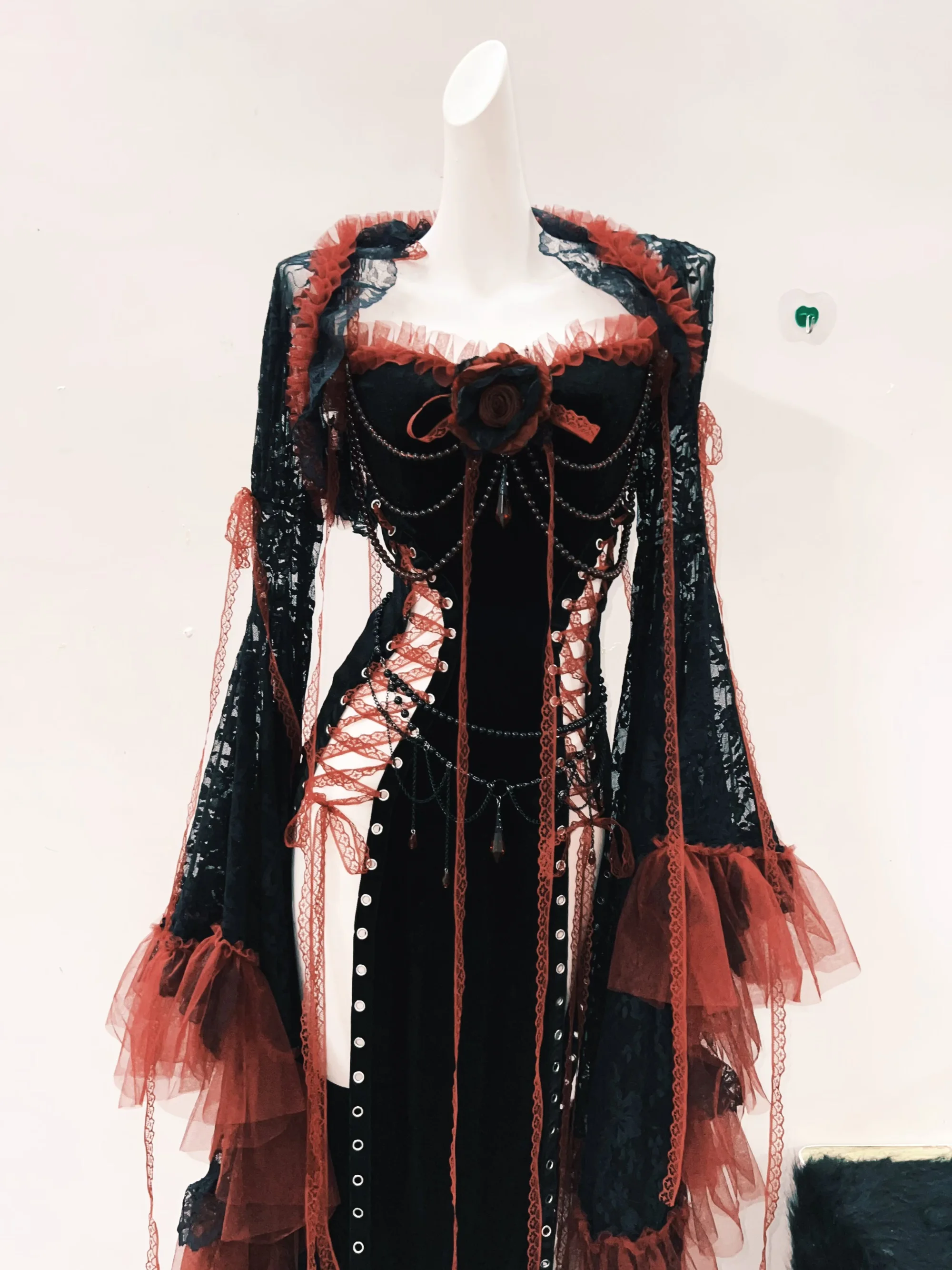 Lolita dress Gothic dress Punk dress vintage dress gothic clothes y2k fashion harajuku dress Lace dress y2k dress fairy grunge