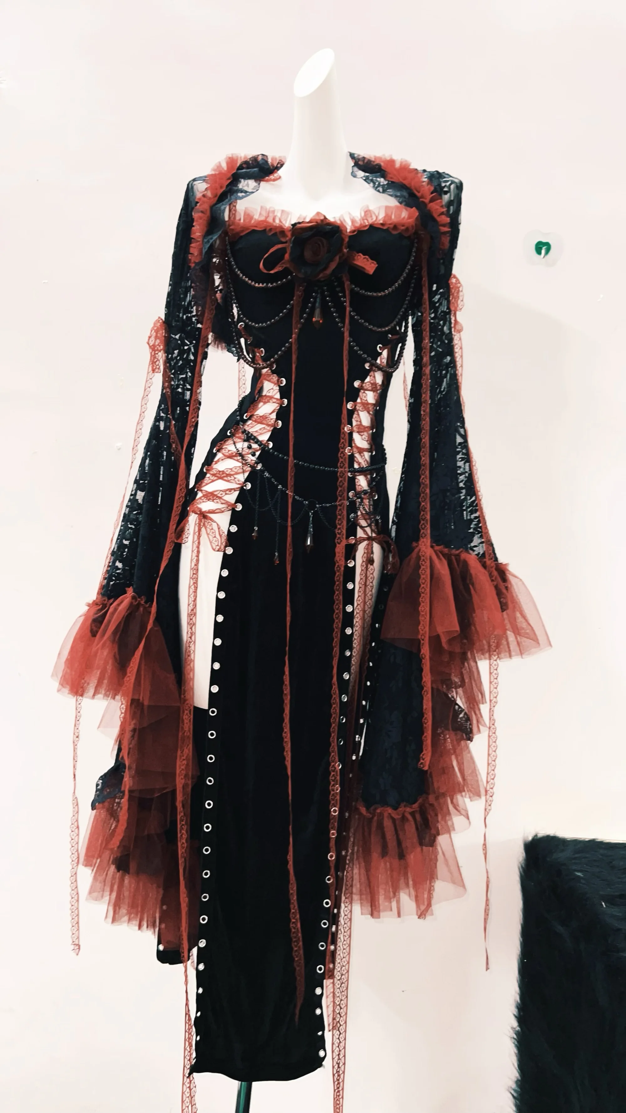 Lolita dress Gothic dress Punk dress vintage dress gothic clothes y2k fashion harajuku dress Lace dress y2k dress fairy grunge