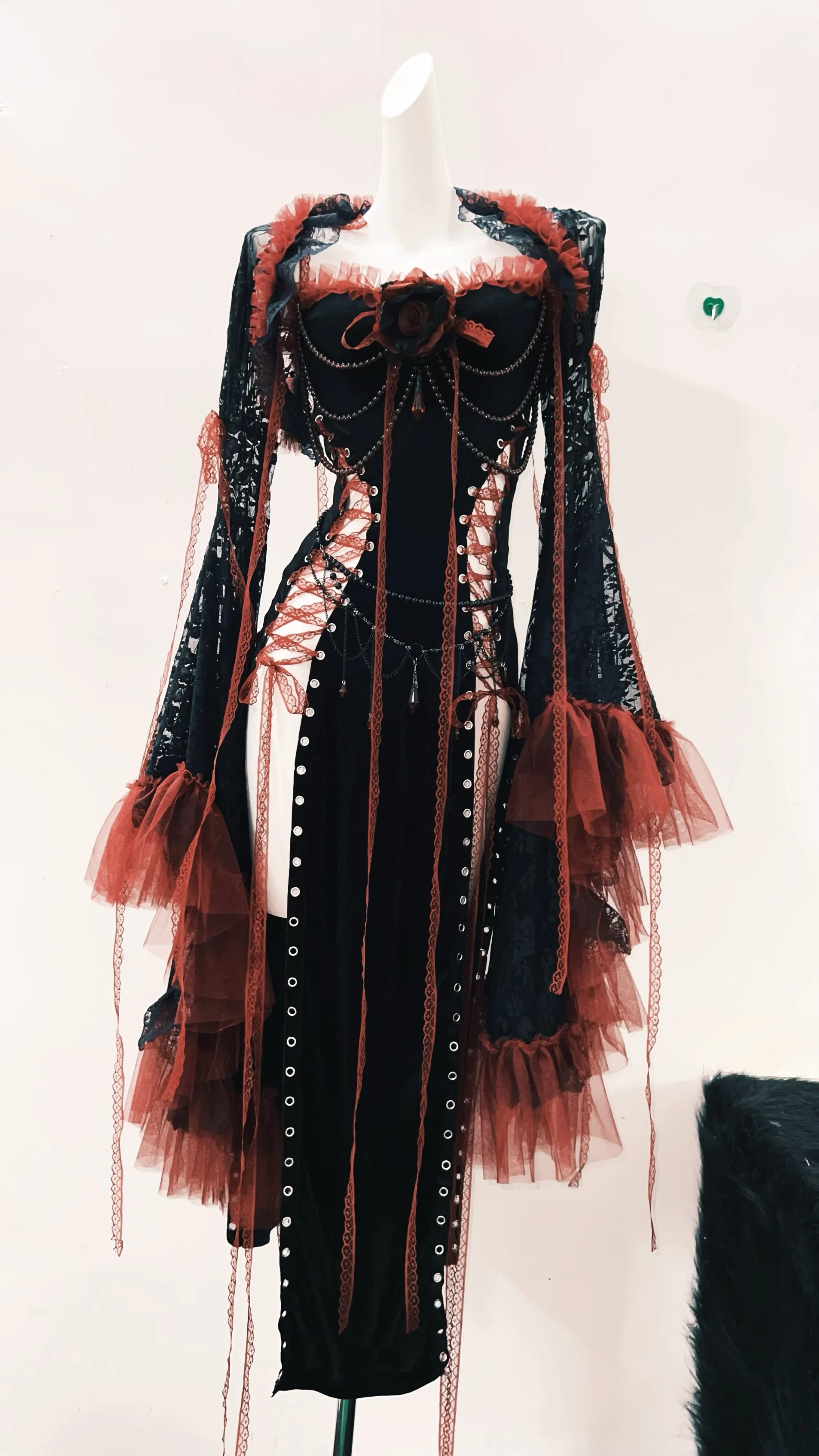 Lolita dress Gothic dress Punk dress vintage dress gothic clothes y2k fashion harajuku dress Lace dress y2k dress fairy grunge