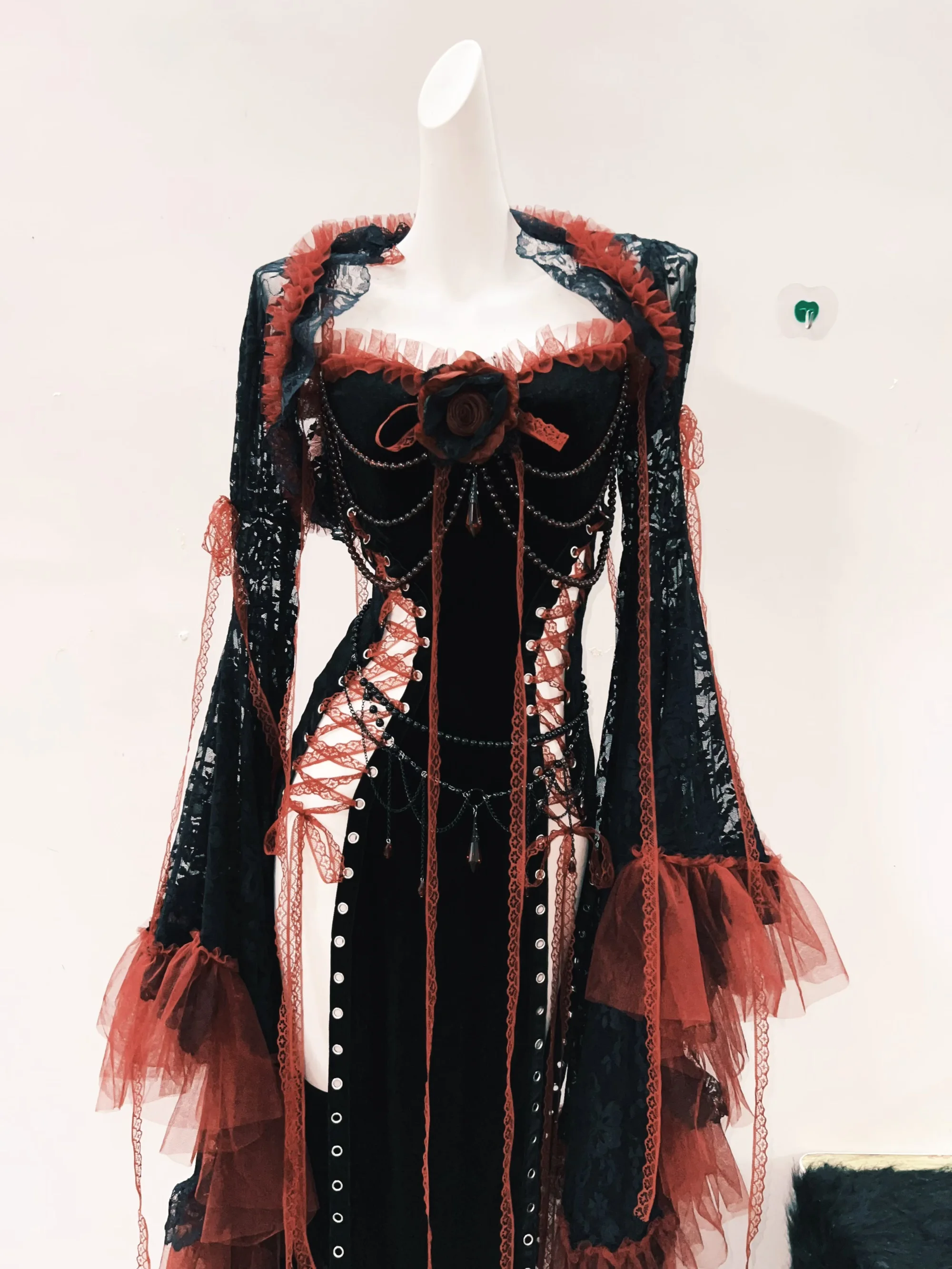 Lolita dress Gothic dress Punk dress vintage dress gothic clothes y2k fashion harajuku dress Lace dress y2k dress fairy grunge