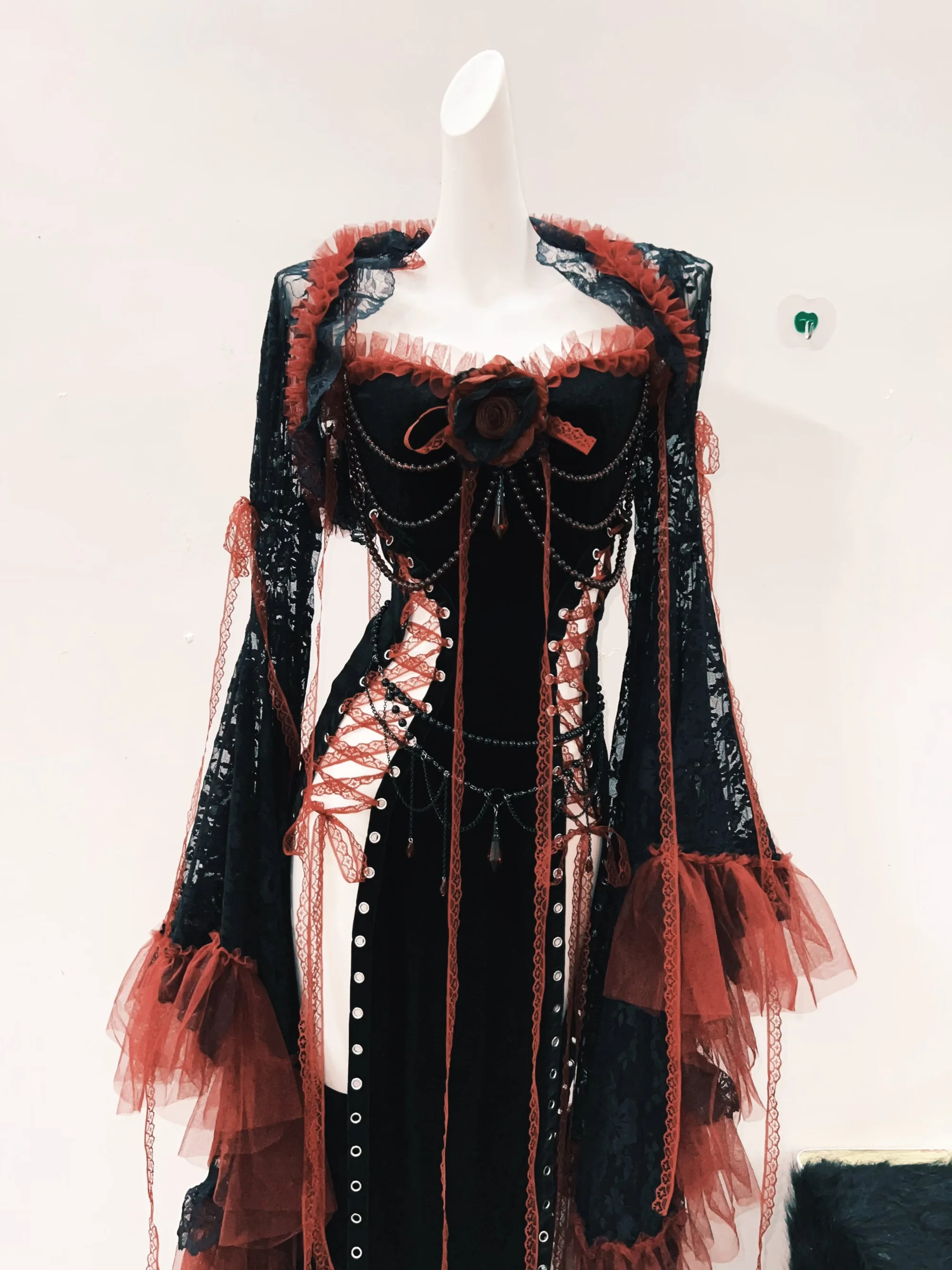 Lolita dress Gothic dress Punk dress vintage dress gothic clothes y2k fashion harajuku dress Lace dress y2k dress fairy grunge