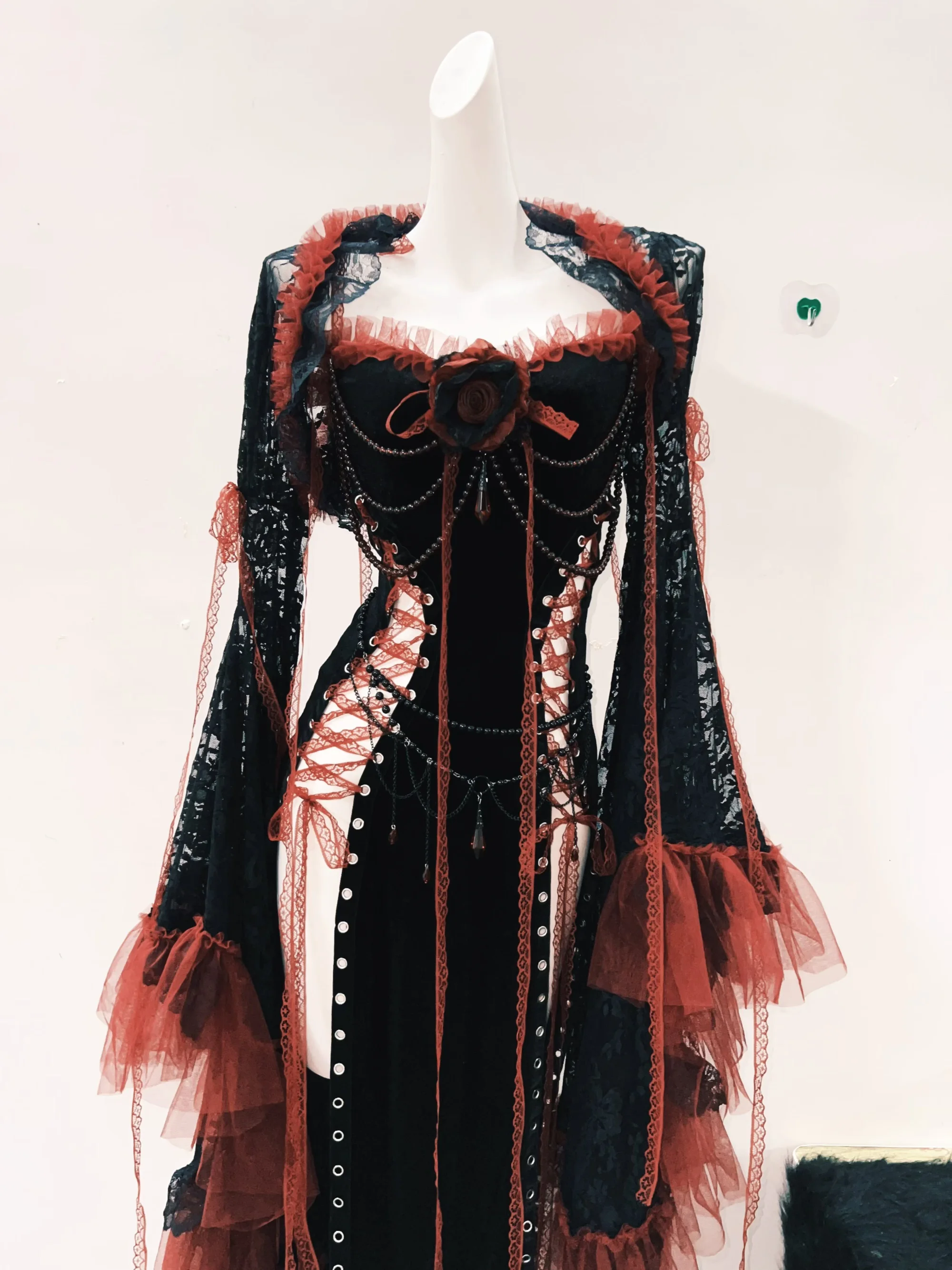 Lolita dress Gothic dress Punk dress vintage dress gothic clothes y2k fashion harajuku dress Lace dress y2k dress fairy grunge