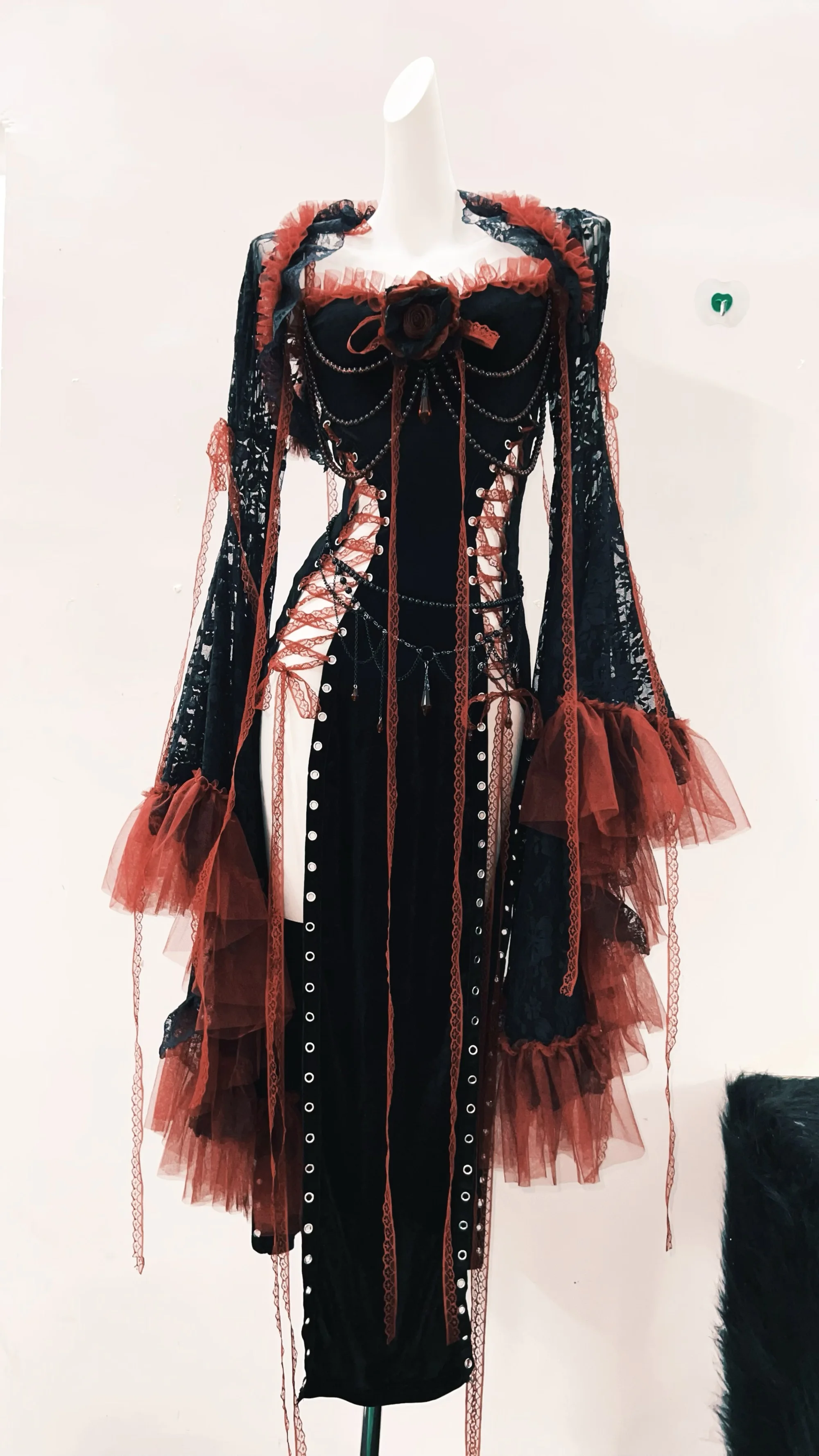 Lolita dress Gothic dress Punk dress vintage dress gothic clothes y2k fashion harajuku dress Lace dress y2k dress fairy grunge