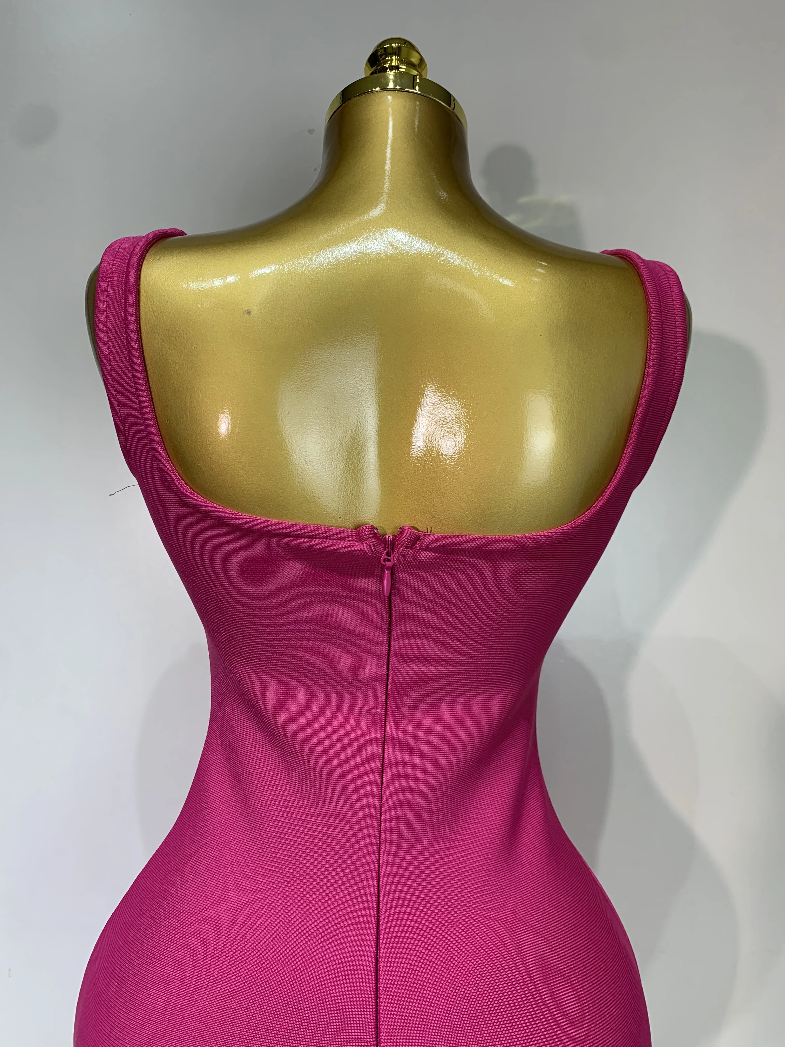 Women Sexy Square Collar Sparkly Rhinestone Bodycon Mini Bandage Dress Celebrate Evening Party Elegant Luxury Birthday Dress