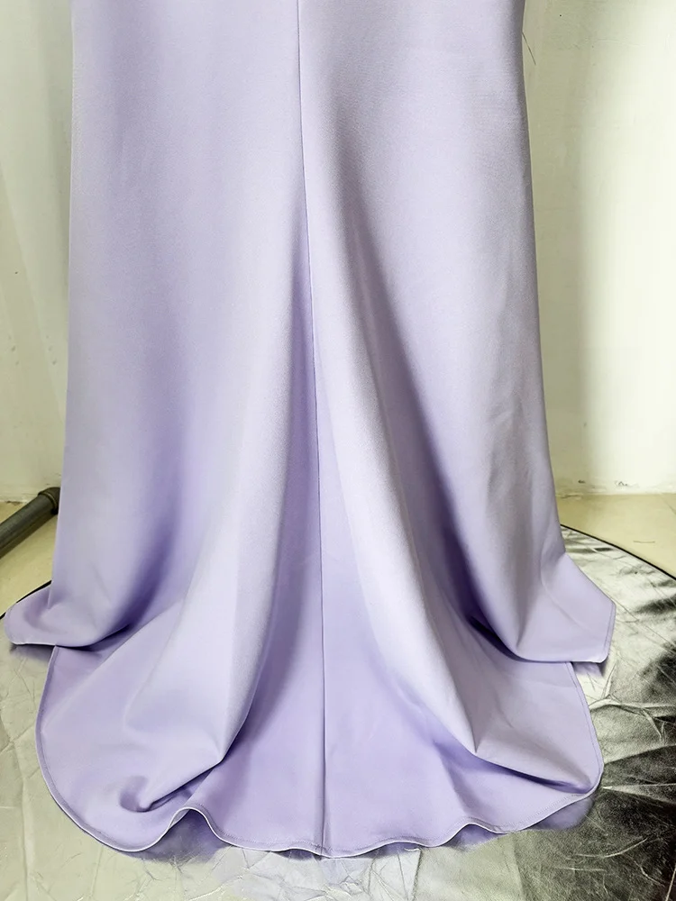 HIGH STREET Newest Fashion 2026 Designer Party Vestido Women's Diamonds Beaded Split Long Maxi Dress