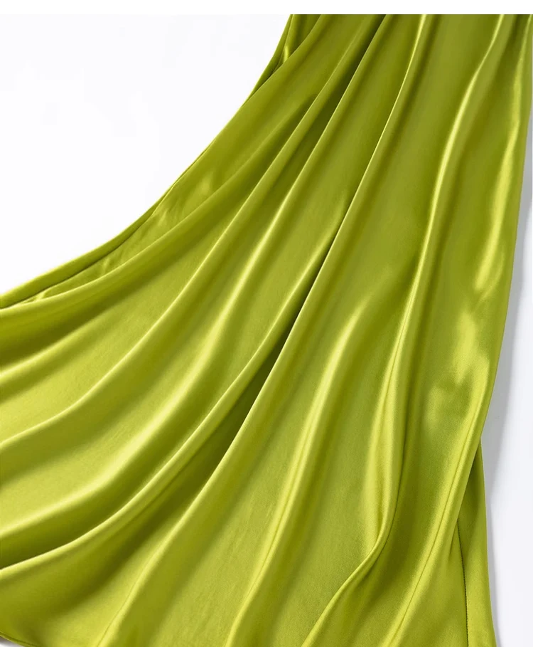 SuyaDream Woman Long Dress, 100%Real Silk, V Neck, Solid Spaghetti Strap Dresses, 2025 Elegant Chic Clothes