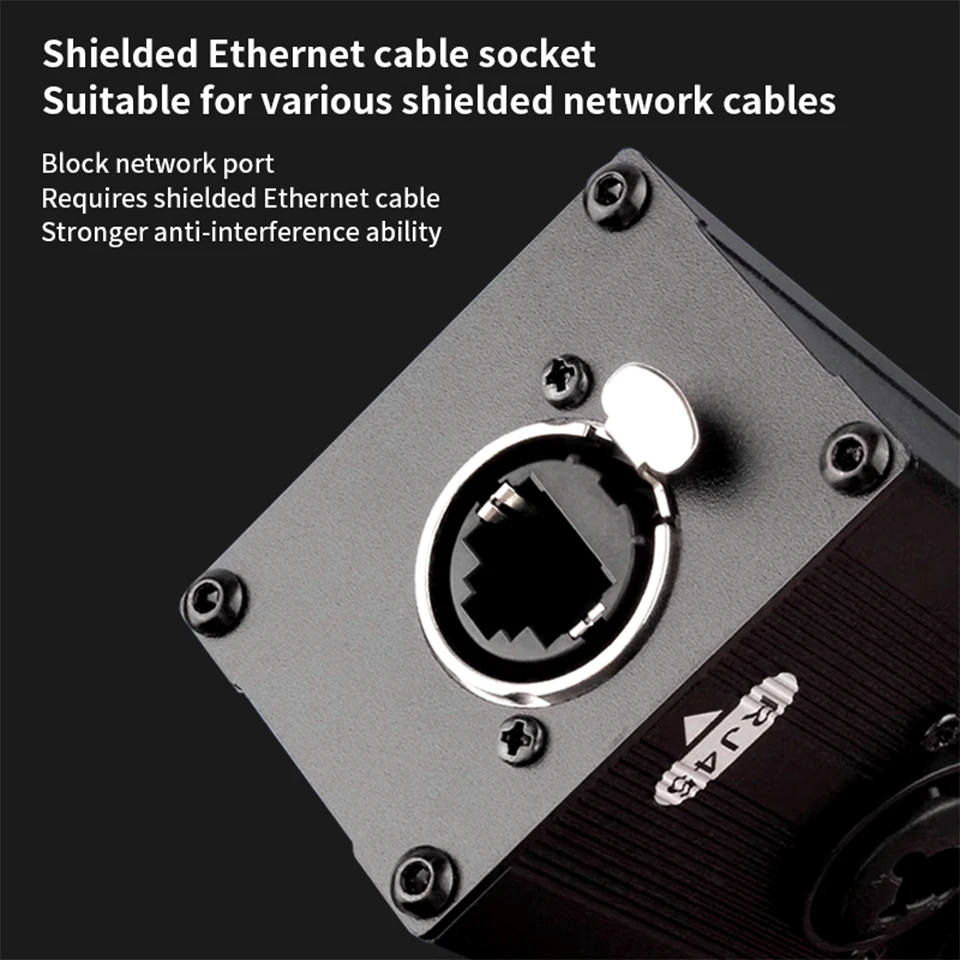 RJ45 CAT5 to 4 Channel 3Pin XLR/DMX Audio Extender DMX512 Network Signal Gilding Extender For Live Stage, Audio Recording Studio