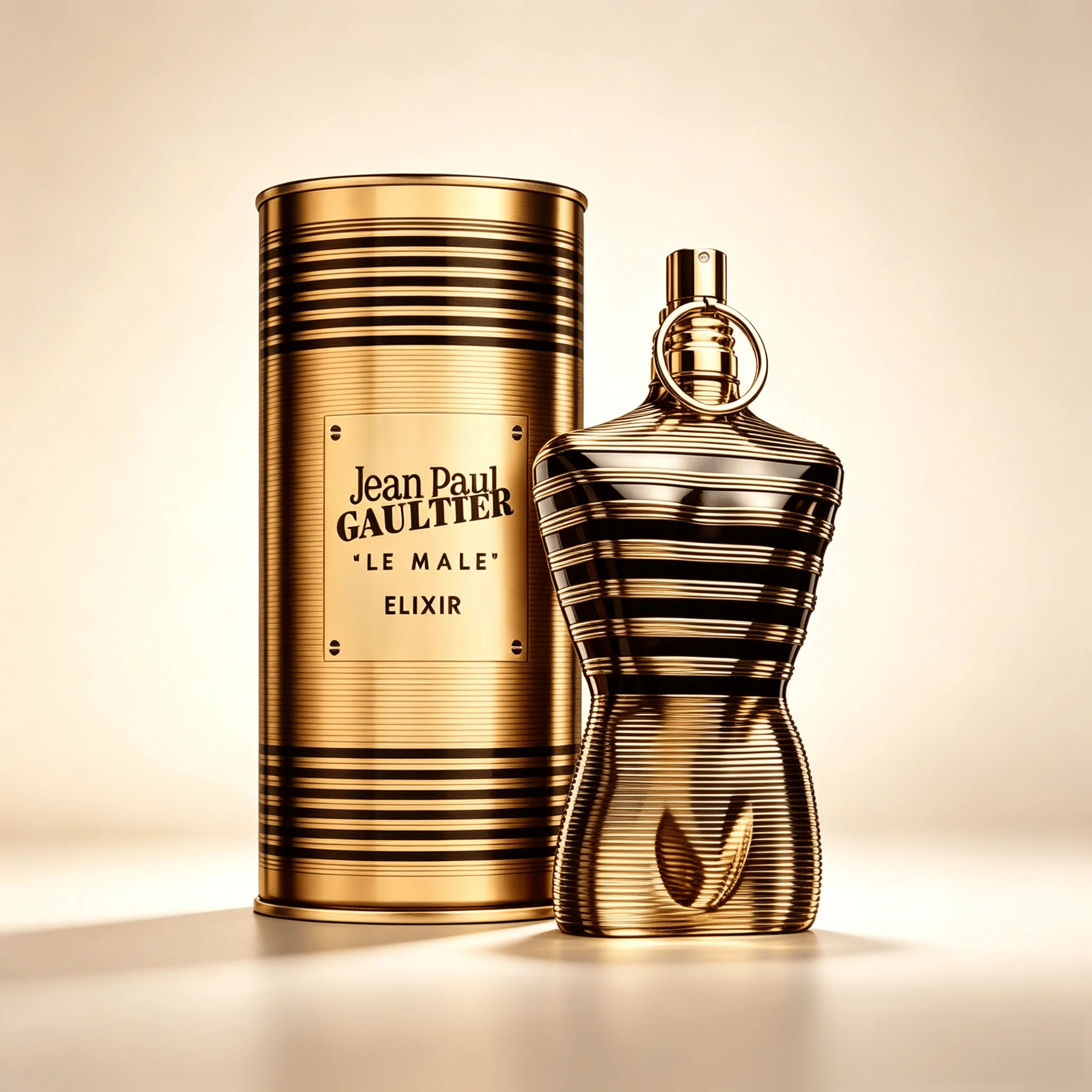 Jean Paul Gaultier Le Male Elixir Parfum for Men Long Lasting Woody Aromatic Cologne for Men with Lavender, Tonka Bean & Warm Amber - Luxury Elixir Parfum