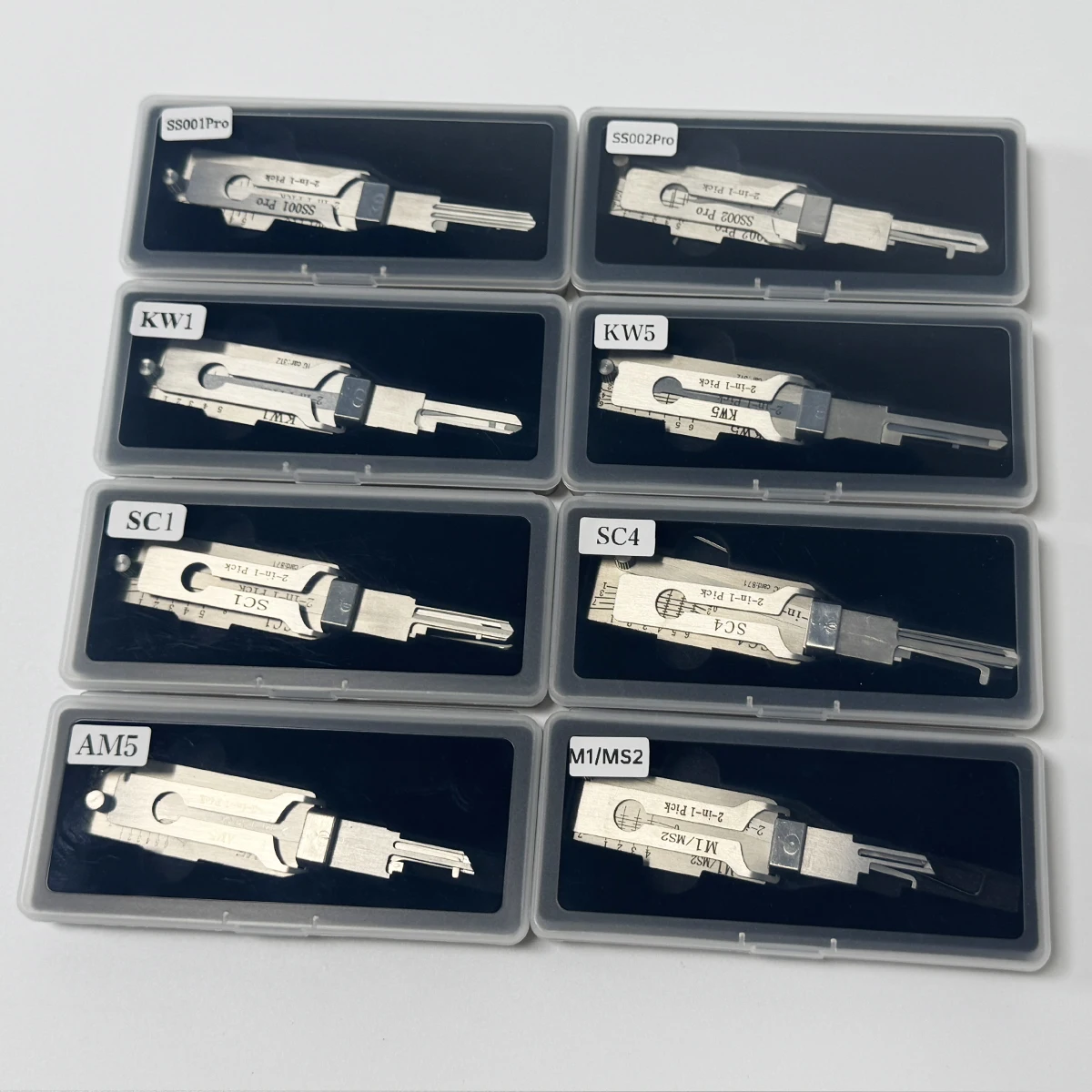LISHI style 2 IN 1 SC4 SC1 KW5 KW1 KW1-L KW5-L SC1-L M1MS2 pick&decoder locksmith tool for auto car key