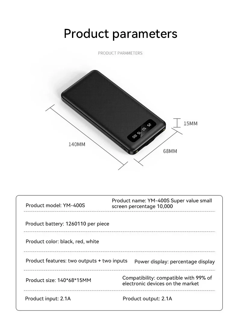 New 200000mAh PowerBank 120W Super Fast Charging High Capacity Portable External Battery With LED Digital Display For IPhone