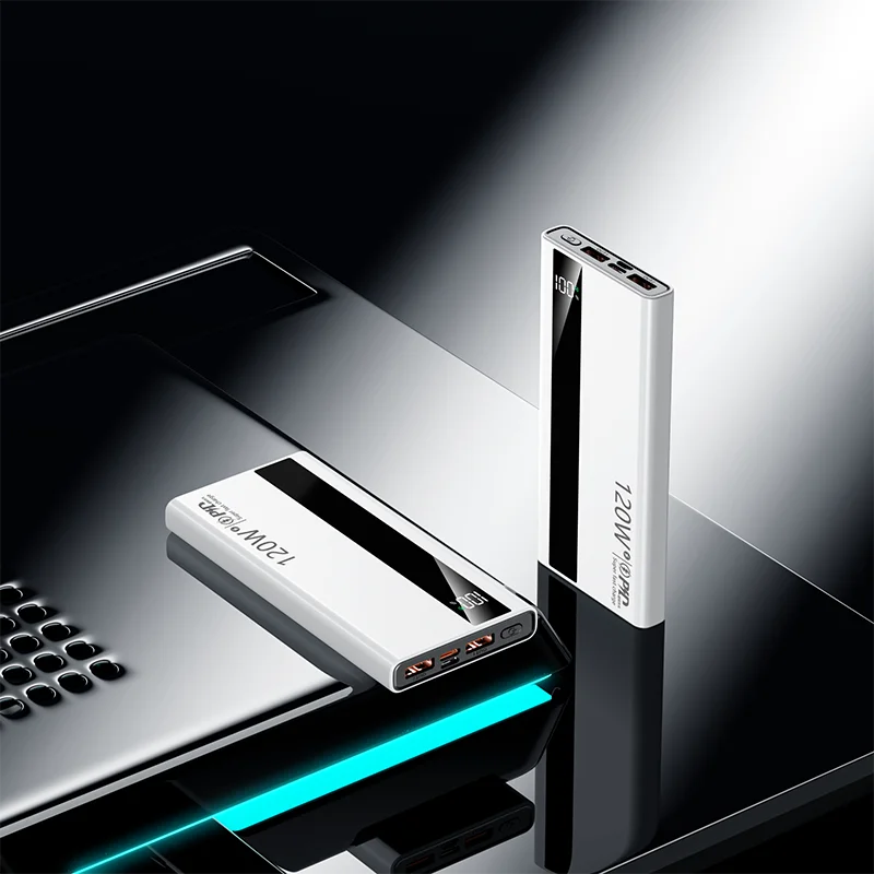 New 120W 200000mAh High Capacity Power Bank Super Fast Charging Power Bank Portable Battery Charger For iPhone Samsung Huawei
