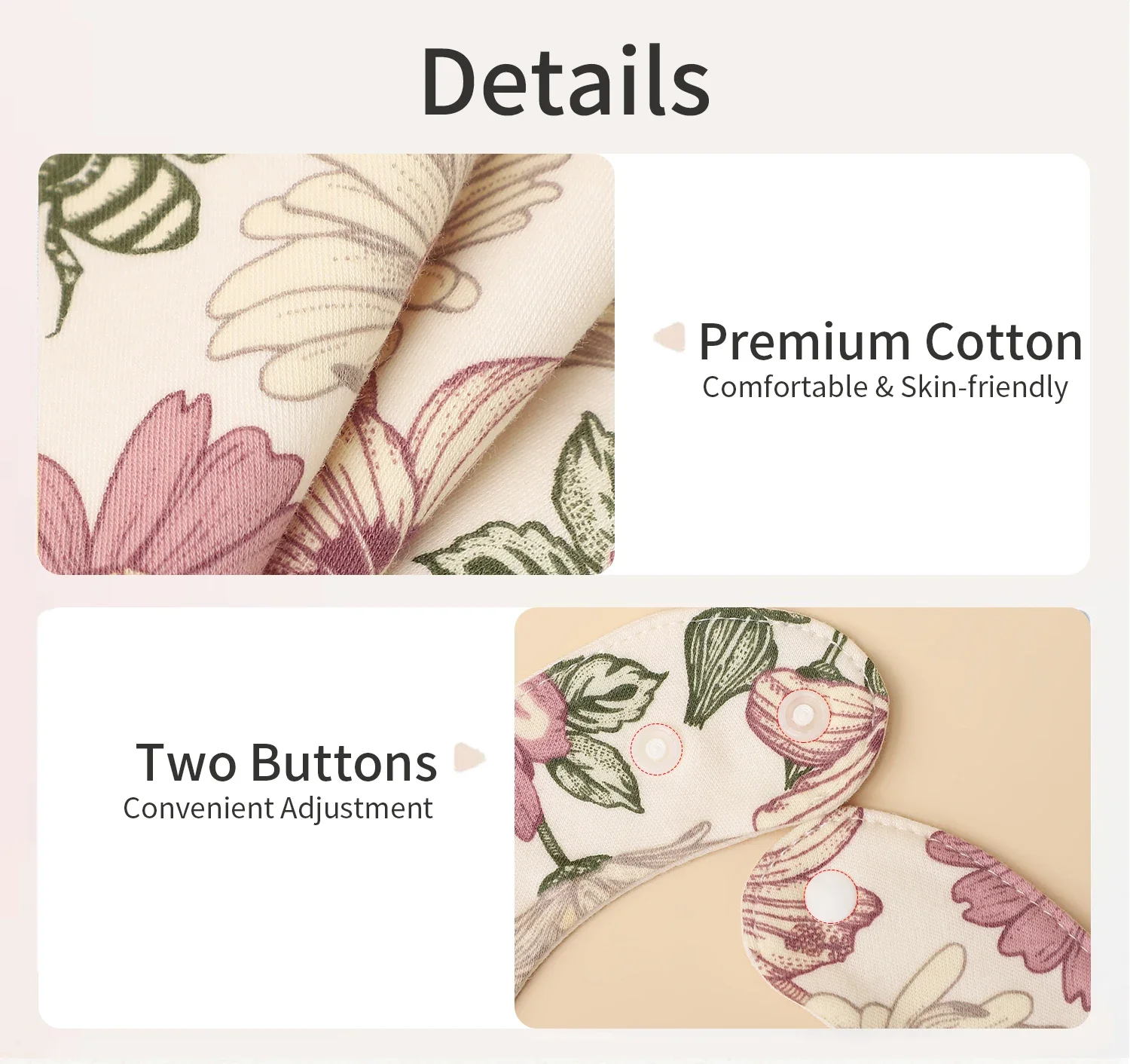 INSULAR Cotton Baby Bibs Reusable Saliva Towel Good Absorption Soft 100% Cotton Gauze Cartoon Print Adjustable Baby Feeding Bibs