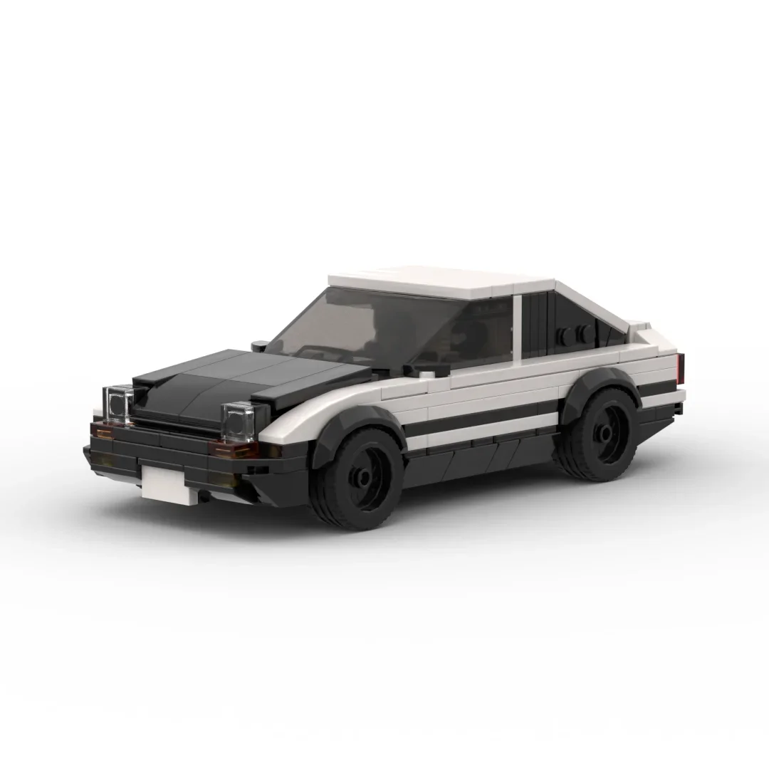 InhawBrick Speed Racing Sport Vehicle Racer AE86 White Car Building Block Adults Brick Sets Model Toys for Children