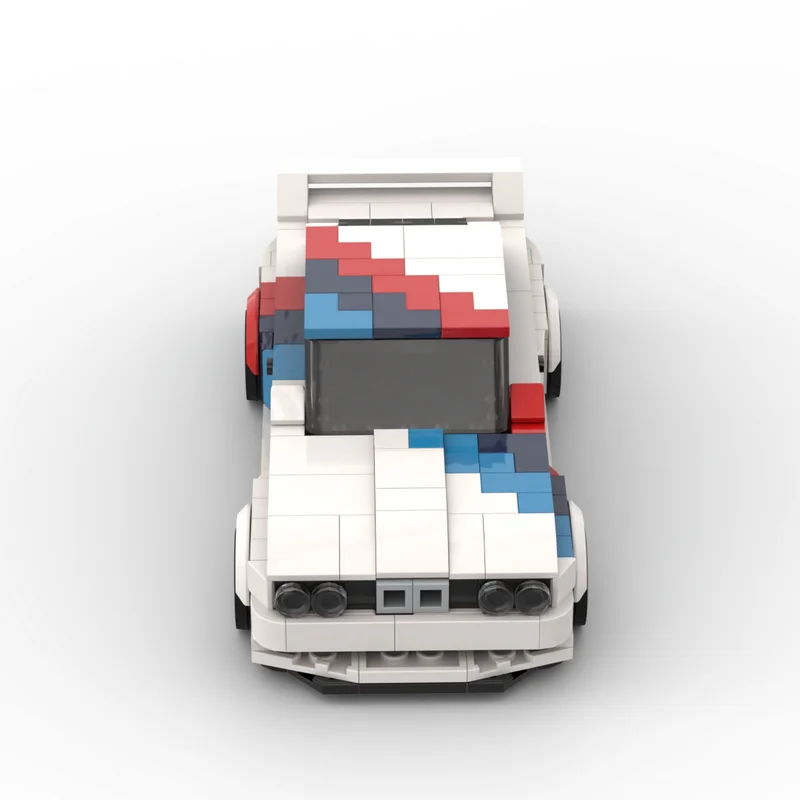 Moc Speed E30 M3 Racer Cars City Sports Vehicle Building Blocks Creative Garage Toys for Boys Classic