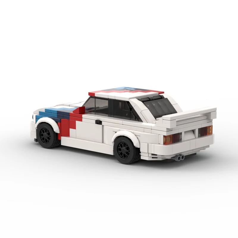 Moc Speed E30 M3 Racer Cars City Sports Vehicle Building Blocks Creative Garage Toys for Boys Classic