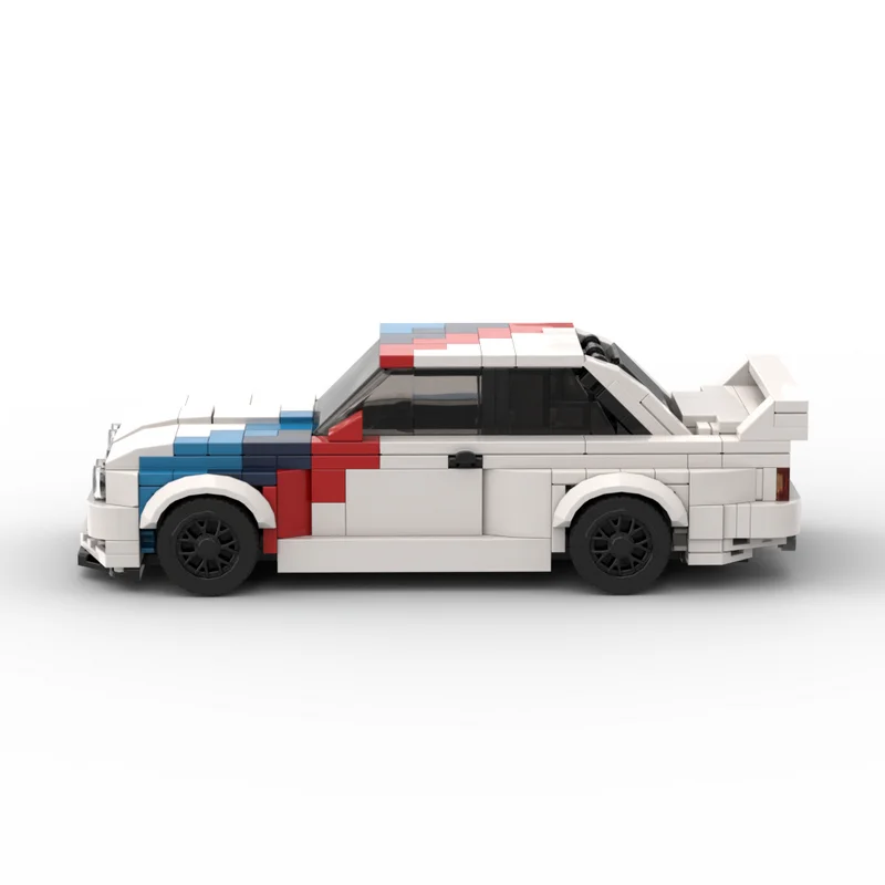 Moc Speed E30 M3 Racer Cars City Sports Vehicle Building Blocks Creative Garage Toys for Boys Classic