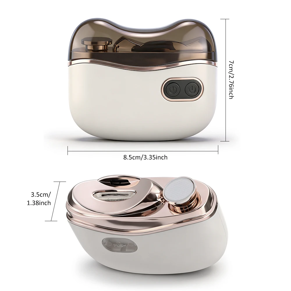 Electric Nail Clipper Cutter With LED Light Automatic Nail Grinder Trimmer For Baby Adult USB Mini Manicure Tools Nail Care
