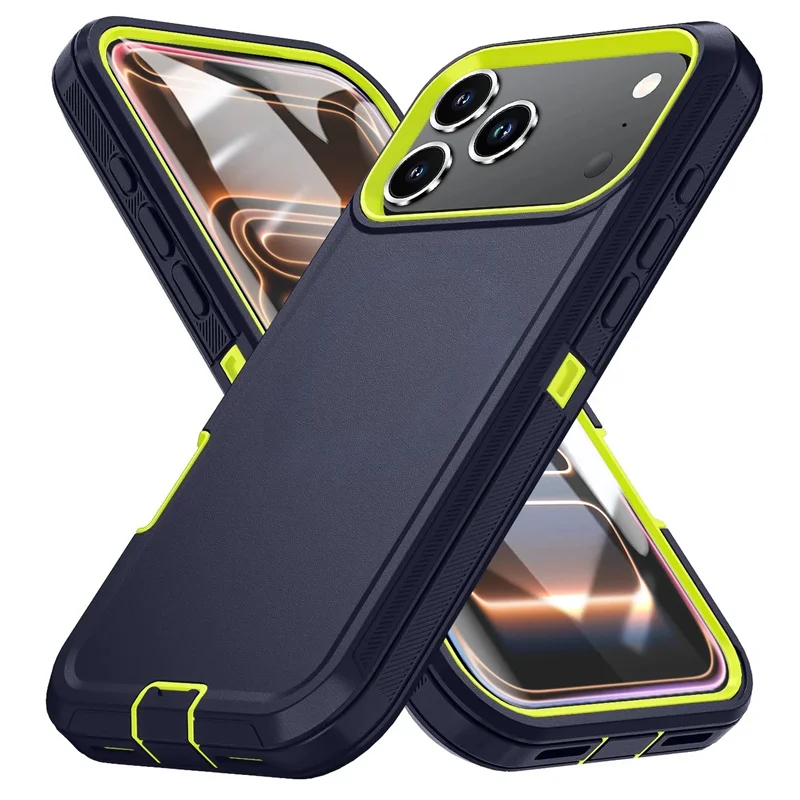 Hard PC TPU Stand Protector Phone Case For iPhone 18 17 16 Pro Max 15 14 Plus 13 12 Mini Air 16E Shockproof Armor Defender Cover
