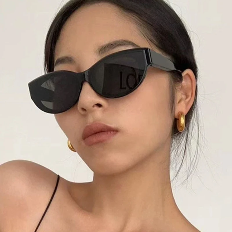 1/4pcs New Fashion Casual Cat Eye Sunglasses Vintage Brand Designer Sun Glasses Female Multi Color Eyewear UV400 Gafas De Sol