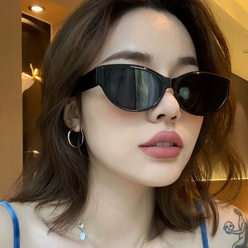 1/4pcs New Fashion Casual Cat Eye Sunglasses Vintage Brand Designer Sun Glasses Female Multi Color Eyewear UV400 Gafas De Sol