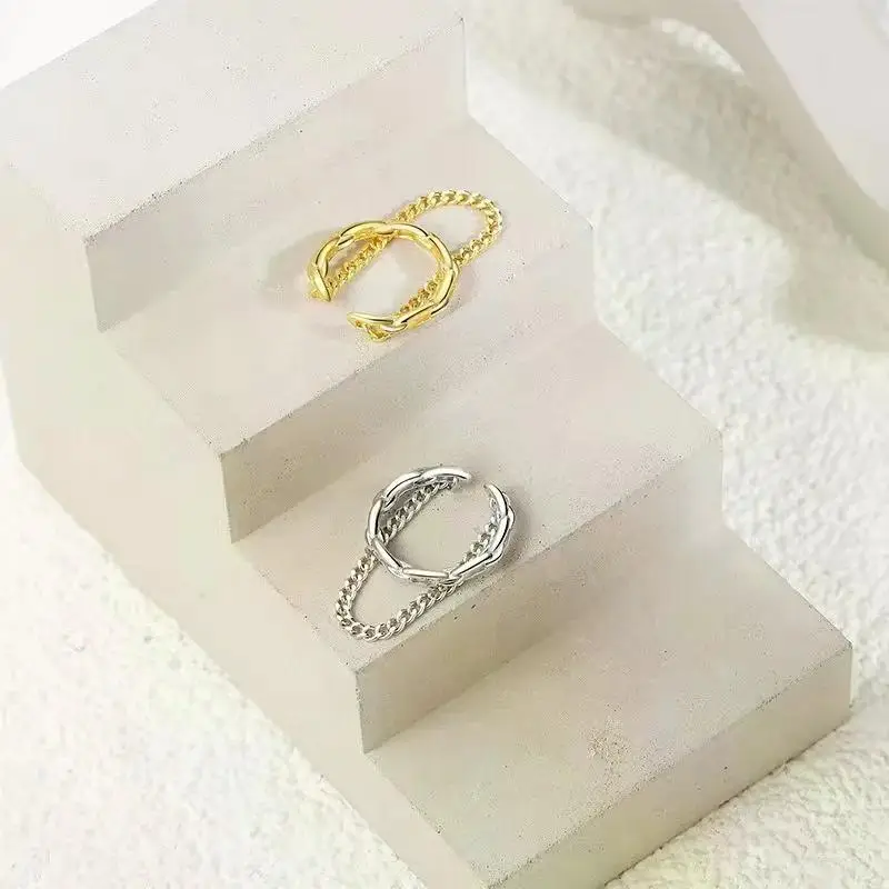 1Pc 2024 Fashion Minilist Fake Piercing Earcuff Earrings Chain Tassel Line for Woman No Piercing Ear Cuff Women Ear Jewelry