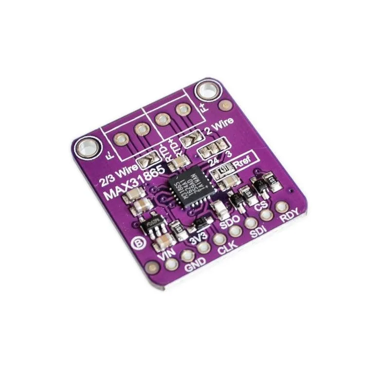 MAX31865 PT100/PT1000 RTD-to-Digital Converter Board Thermocouple Temperature Sensor Amplifier Module for 3.3V/5V Systems