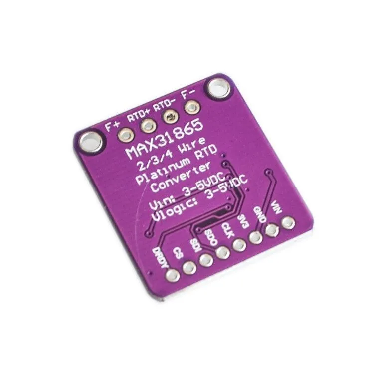 MAX31865 PT100/PT1000 RTD-to-Digital Converter Board Thermocouple Temperature Sensor Amplifier Module for 3.3V/5V Systems