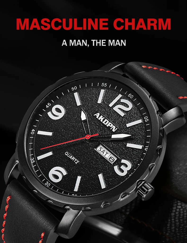 Fashion Mens Watches Quartz Watches Waterproof Casual Sport Watches for Men Watch Numeral Clock Montre Homme Relogio Masculino