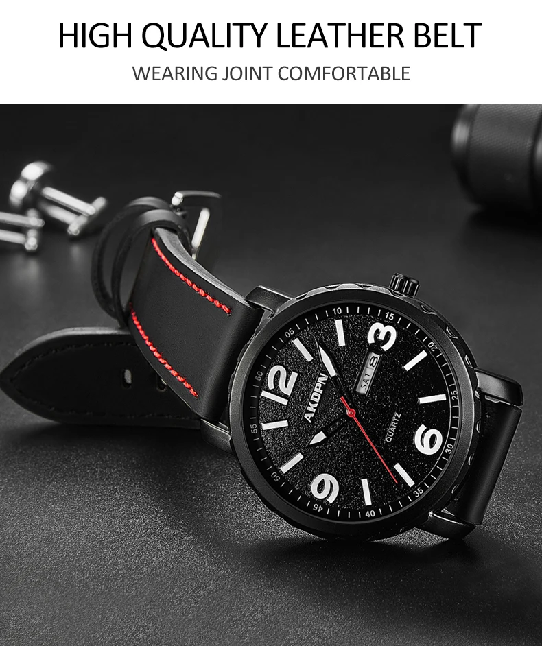Fashion Mens Watches Quartz Watches Waterproof Casual Sport Watches for Men Watch Numeral Clock Montre Homme Relogio Masculino