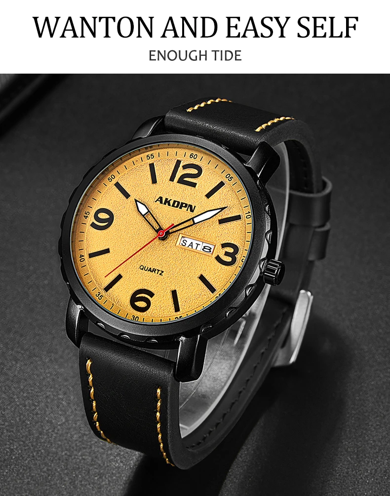 Fashion Mens Watches Quartz Watches Waterproof Casual Sport Watches for Men Watch Numeral Clock Montre Homme Relogio Masculino